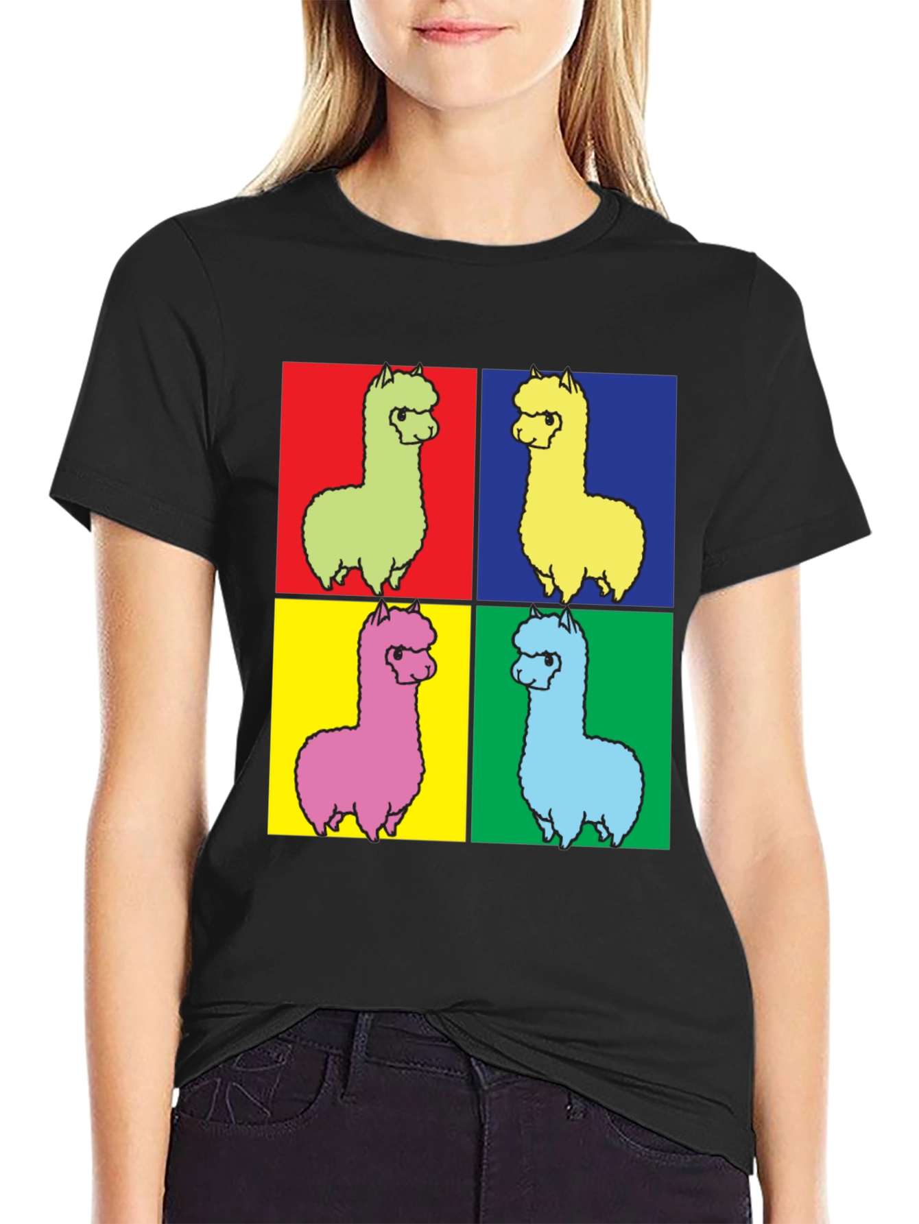 Pop Art Alpaca T-Shirt