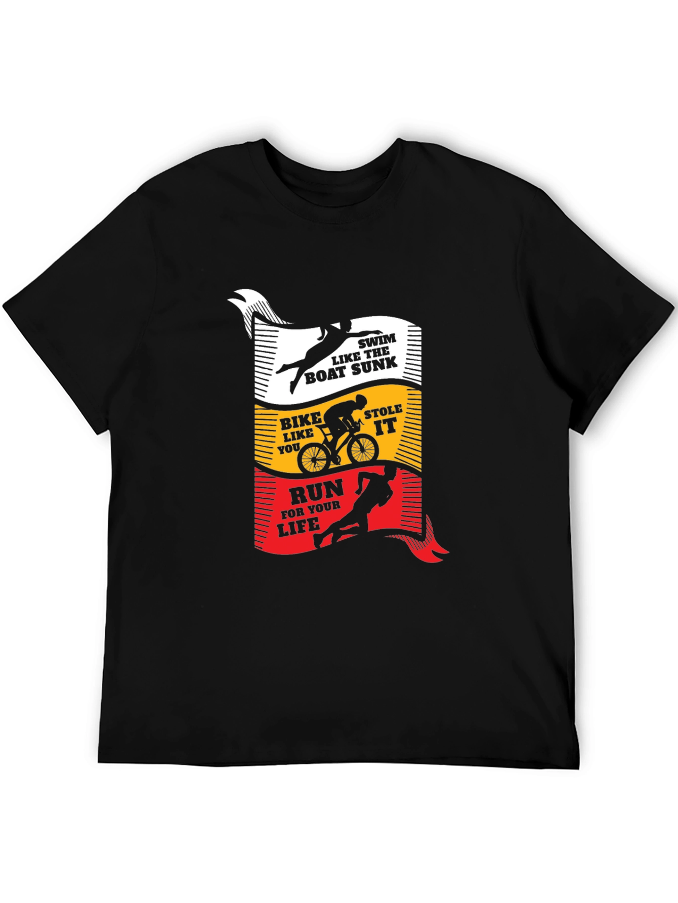 Triathlon T-Shirt: Swim Bike Run