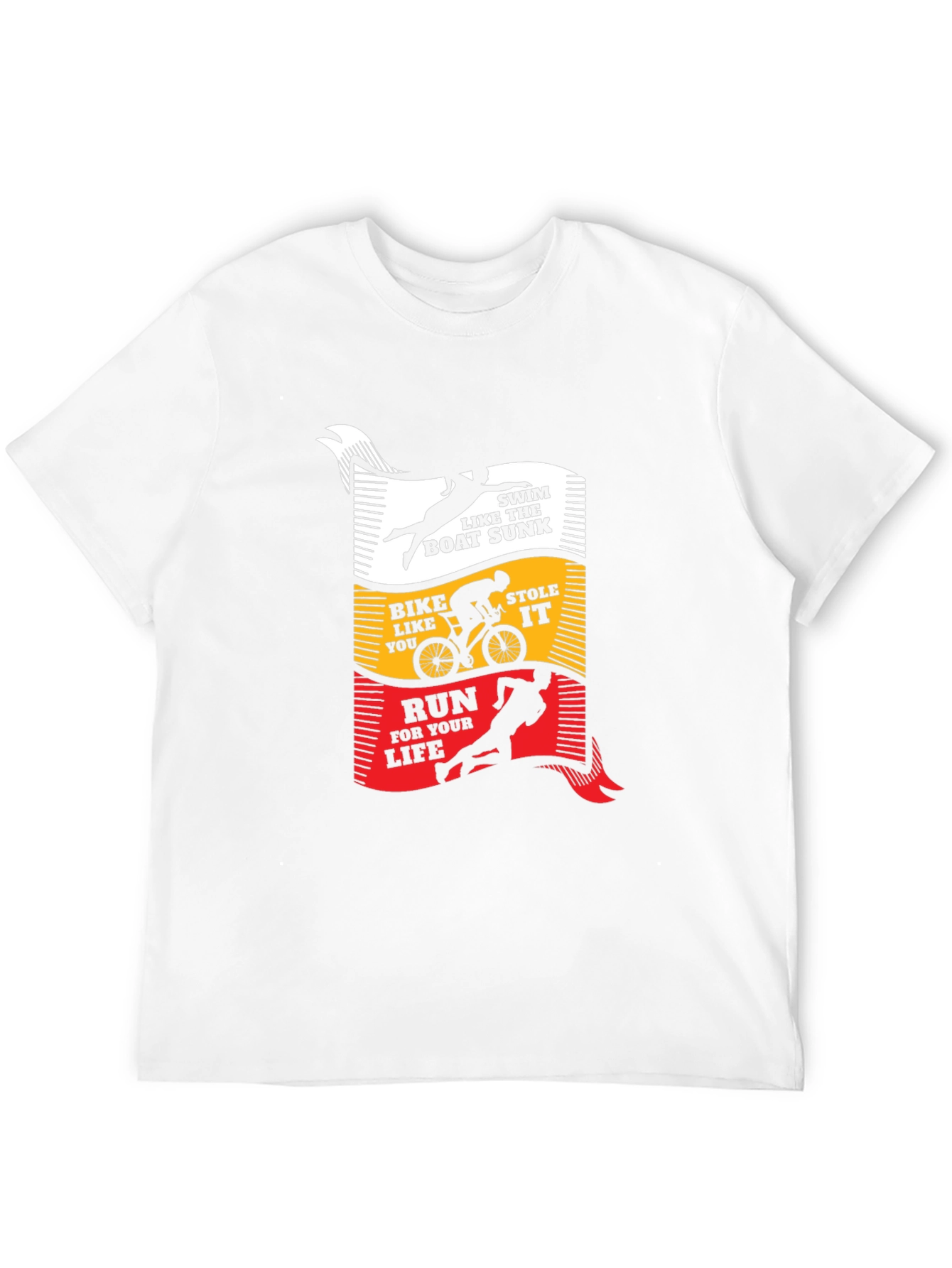 Triathlon T-Shirt: Swim Bike Run