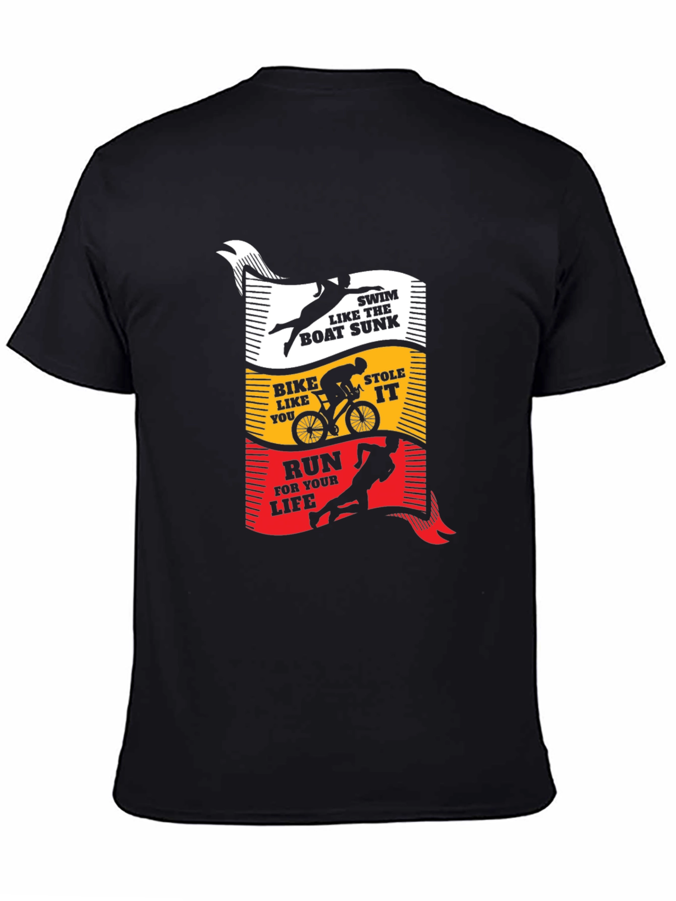 Triathlon T-Shirt: Swim Bike Run