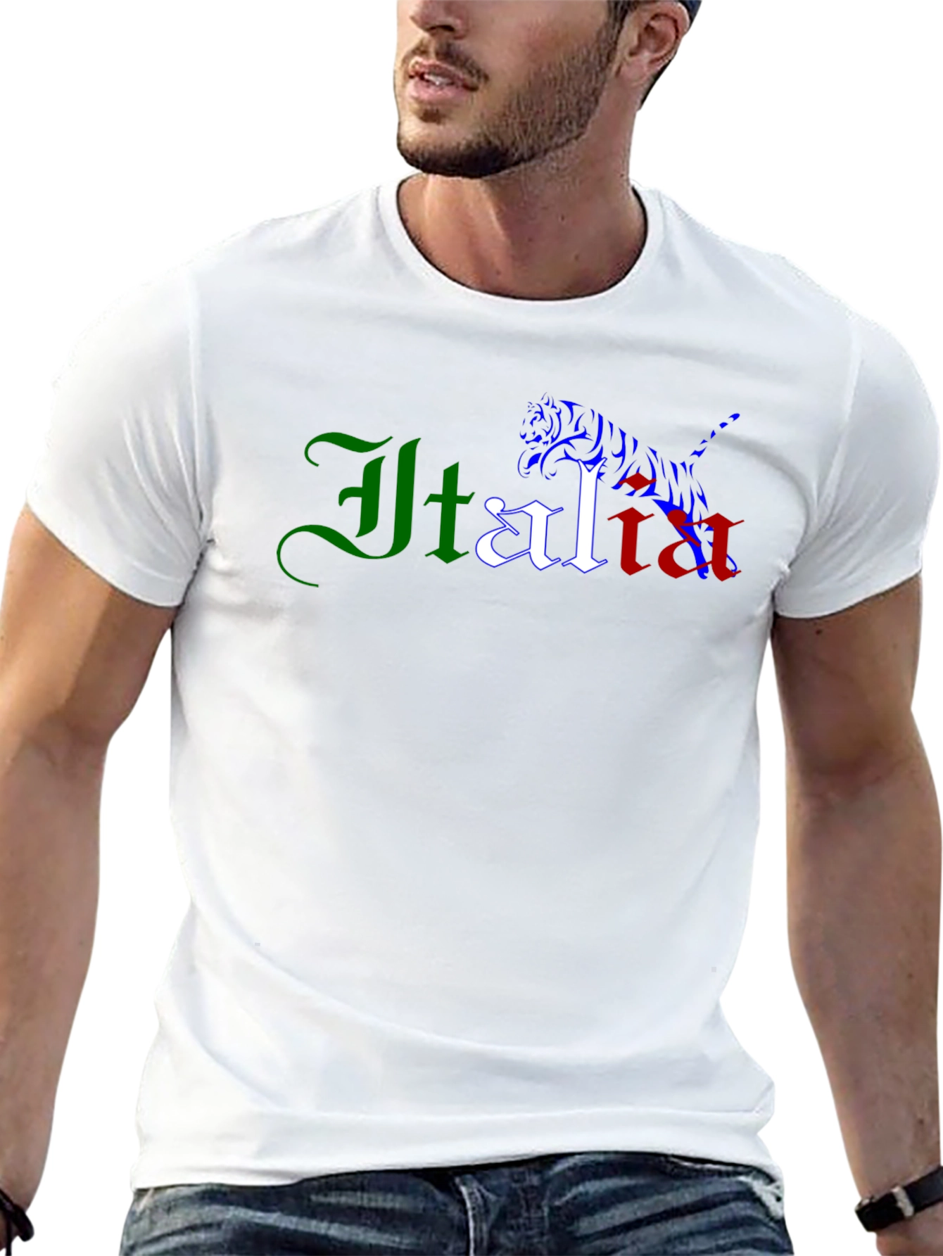 Italia Graphic Tee - Mens Black T-Shirt