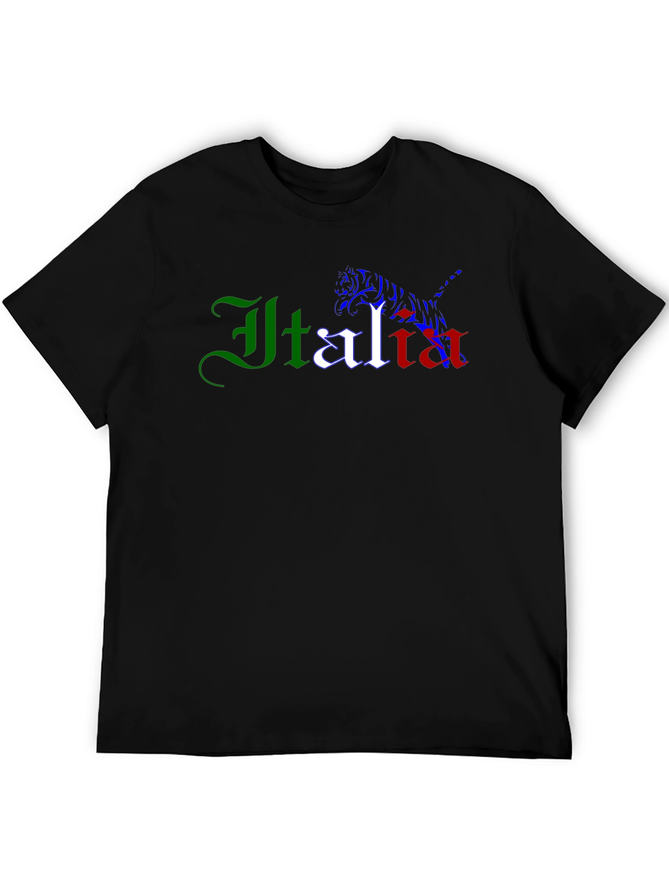 Italia Graphic Tee - Mens Black T-Shirt