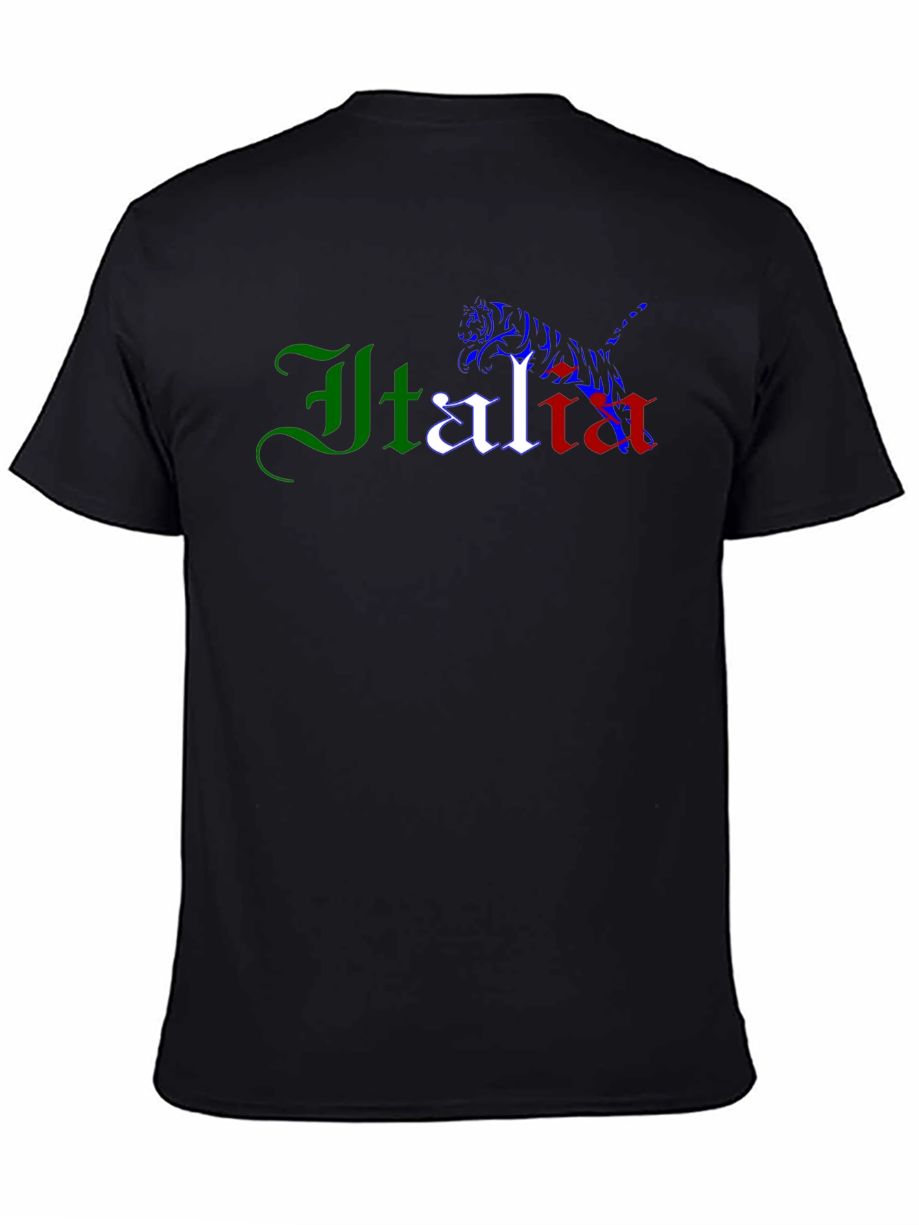 Italia Graphic Tee - Mens Black T-Shirt