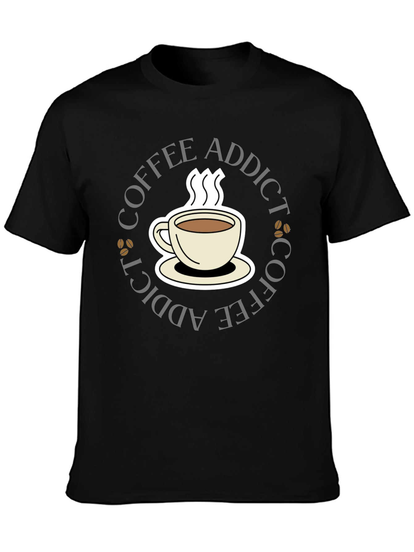 Coffee Addict Black T-Shirt