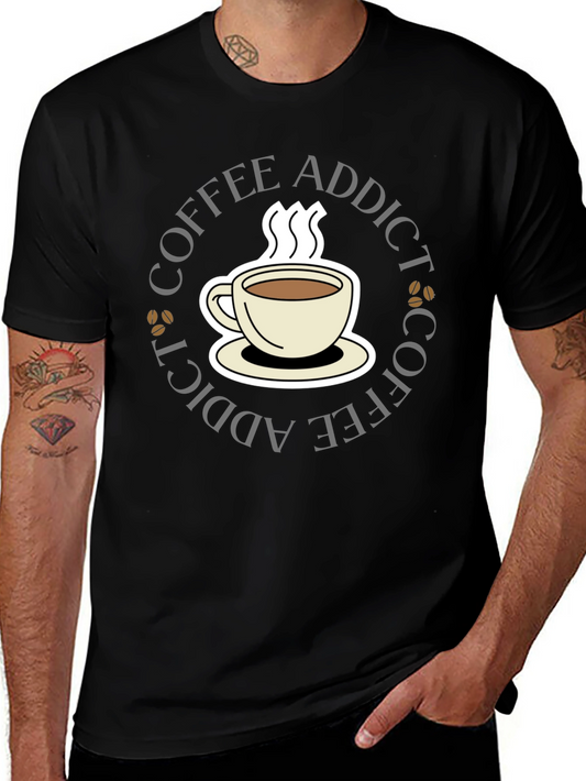 Coffee Addict Black T-Shirt