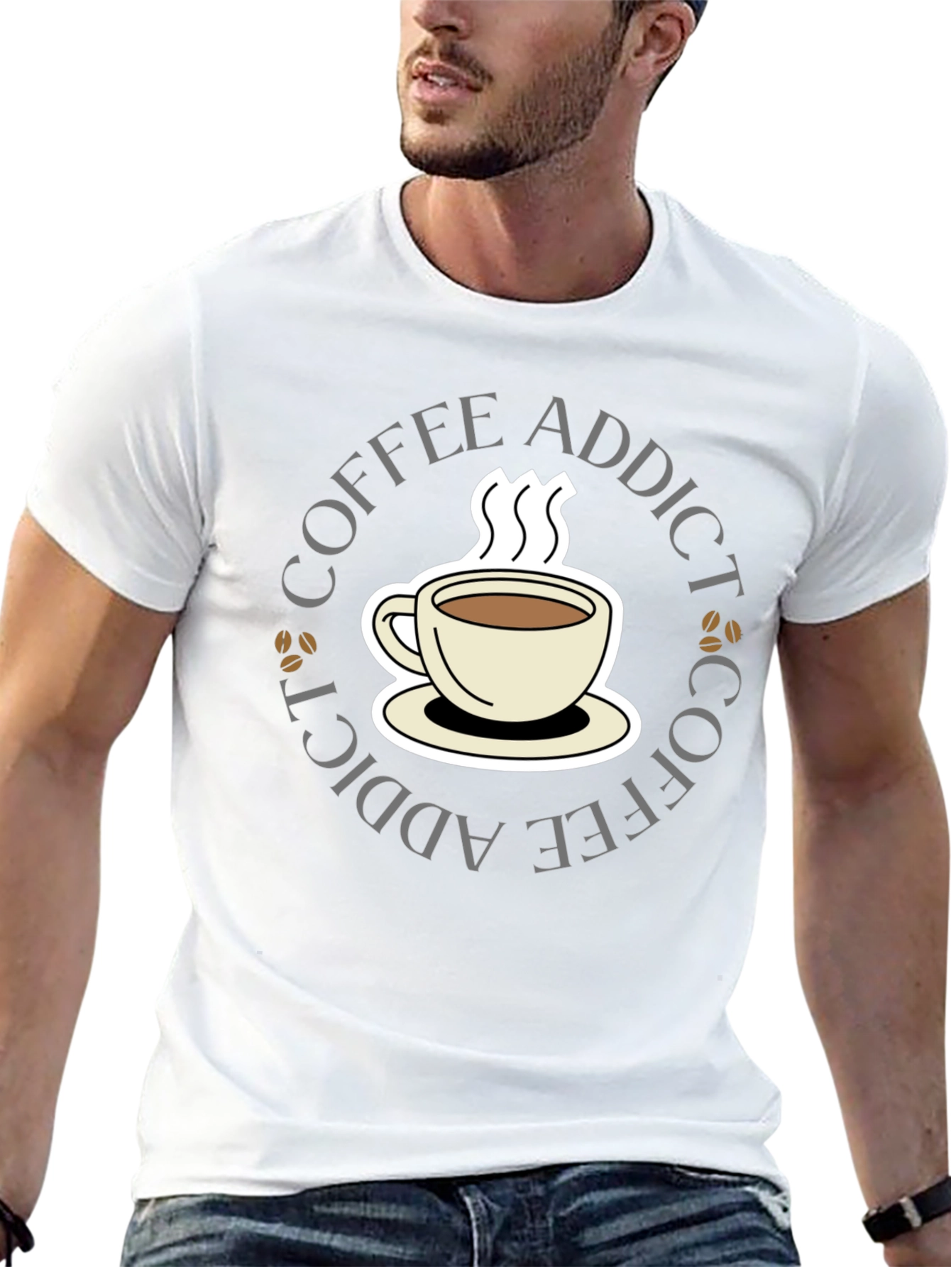 Coffee Addict Black T-Shirt
