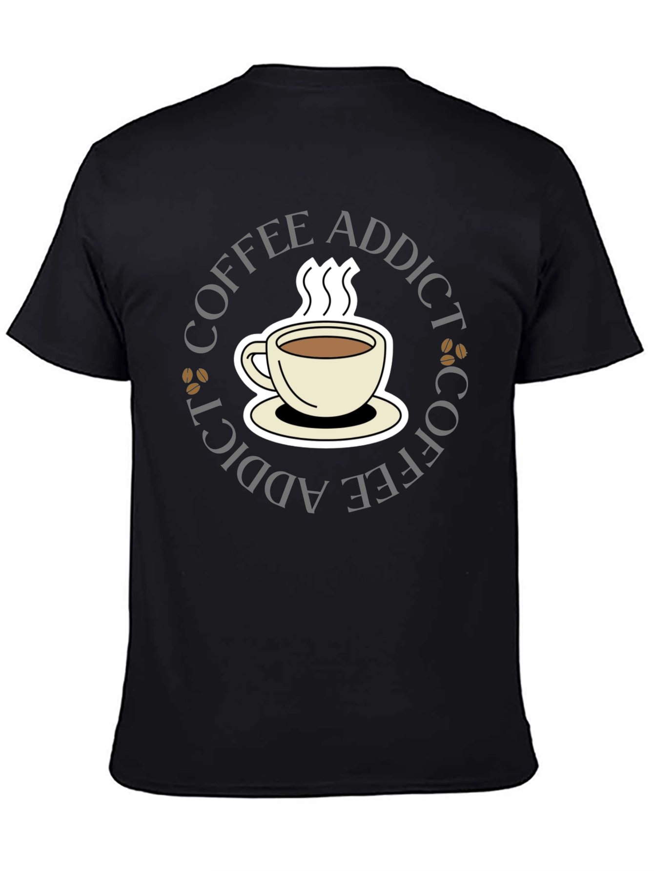 Coffee Addict Black T-Shirt