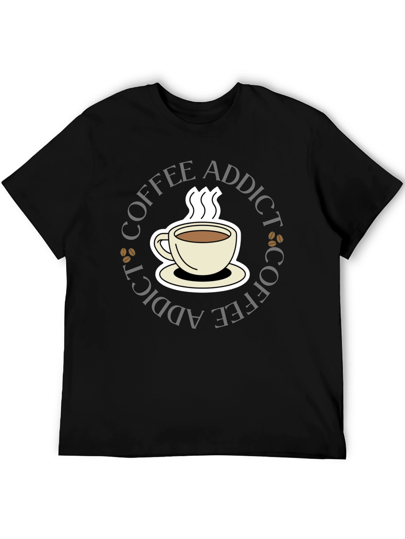 Coffee Addict Black T-Shirt