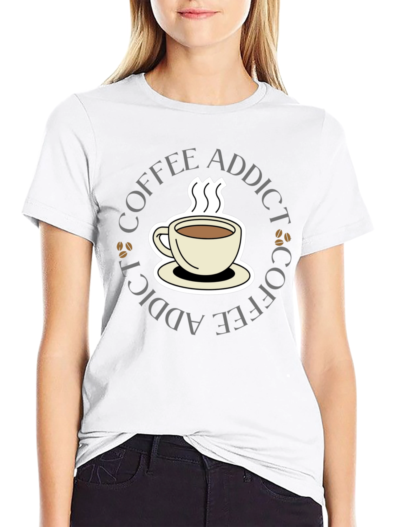 Coffee Addict Black T-Shirt