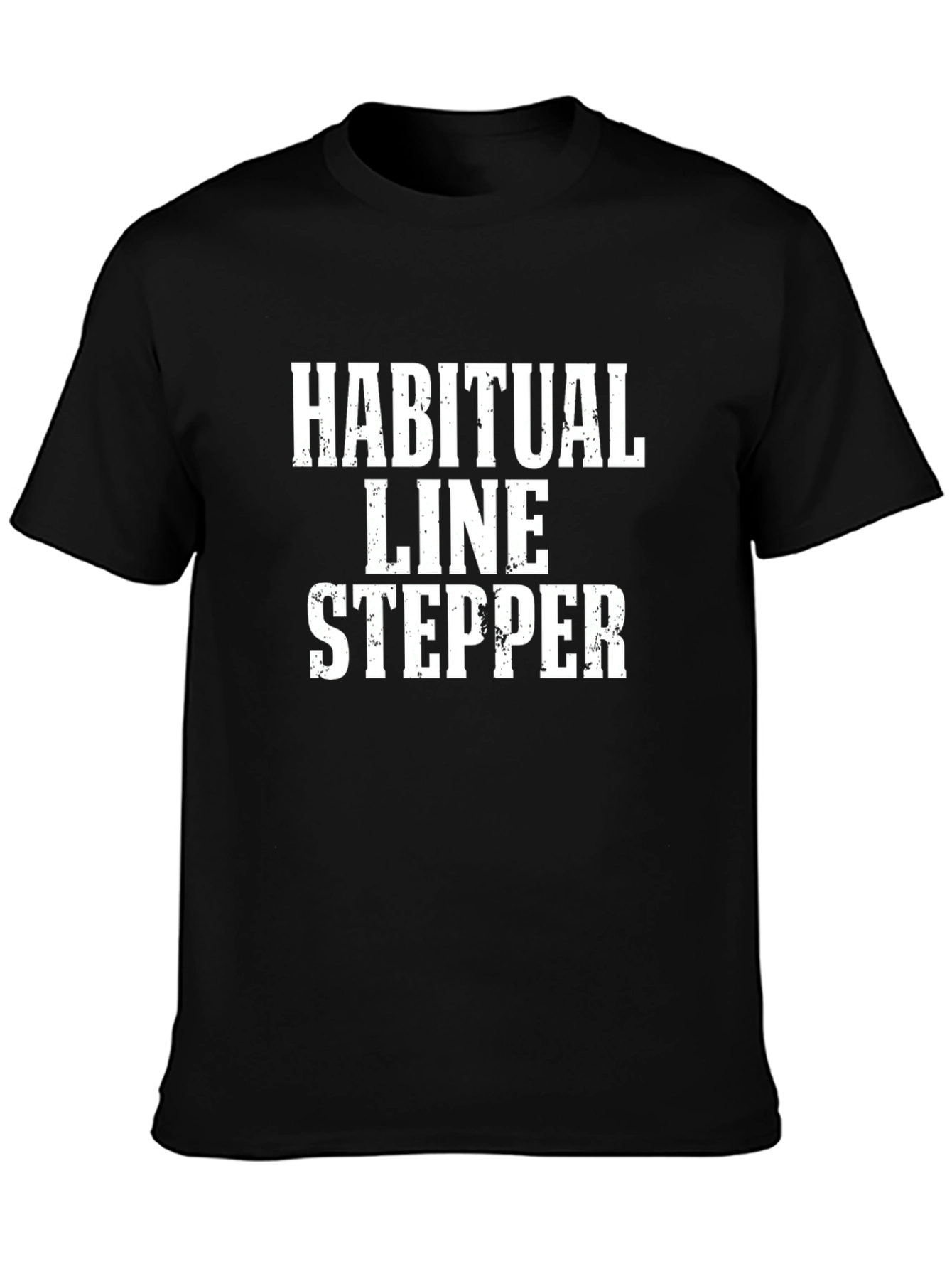 Habitual Line Stepper Black T-Shirt