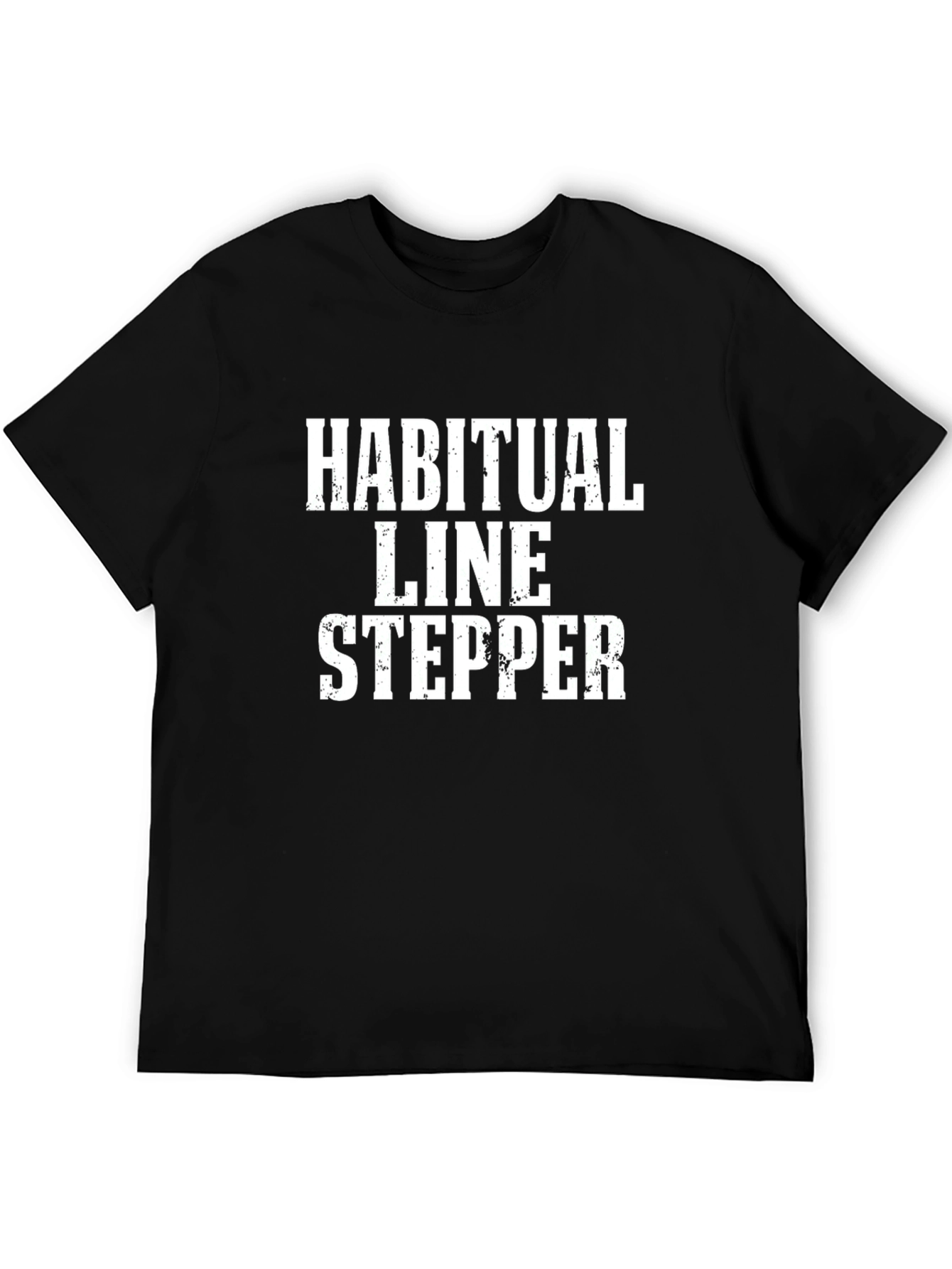 Habitual Line Stepper Black T-Shirt