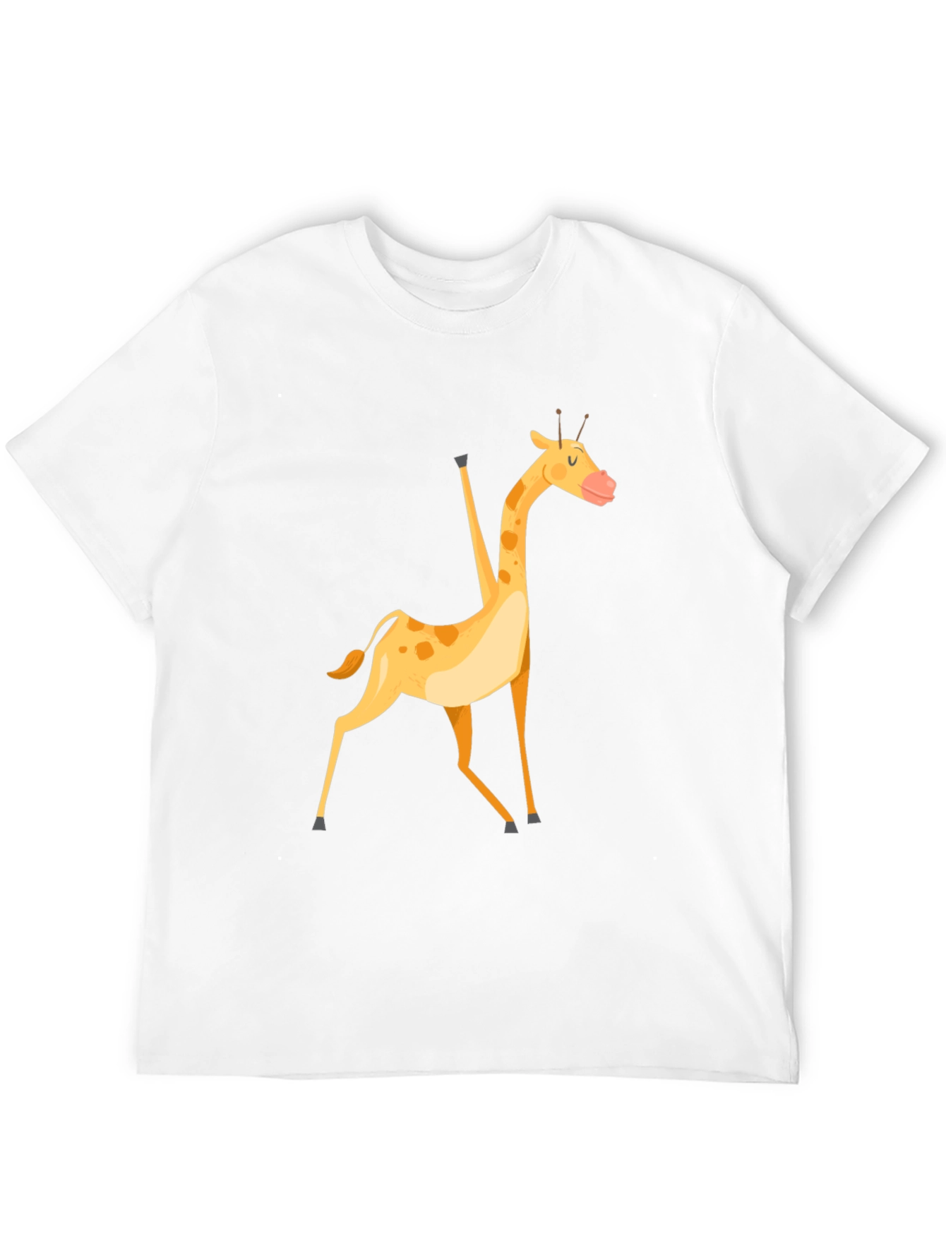 Giraffe Graphic Tee - Unisex Black T-Shirt