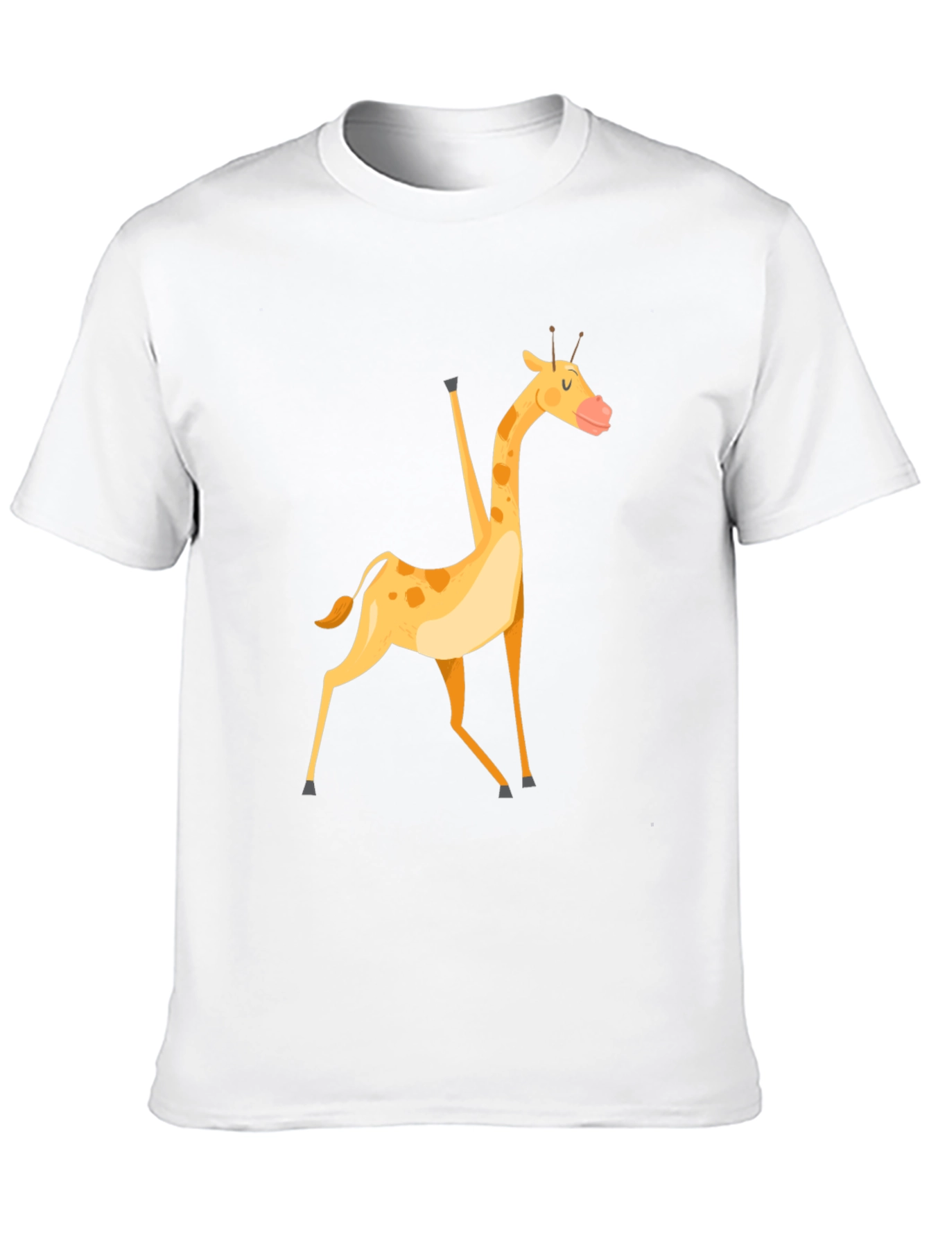 Giraffe Graphic Tee - Unisex Black T-Shirt