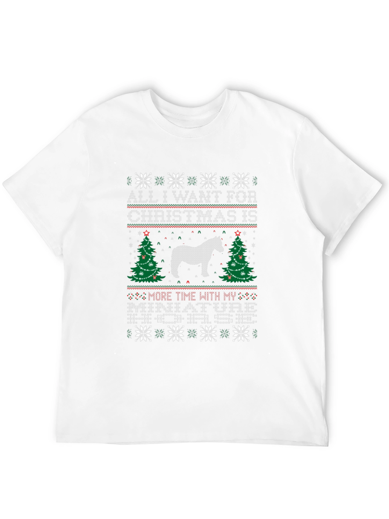 Miniature Horse Christmas T-Shirt