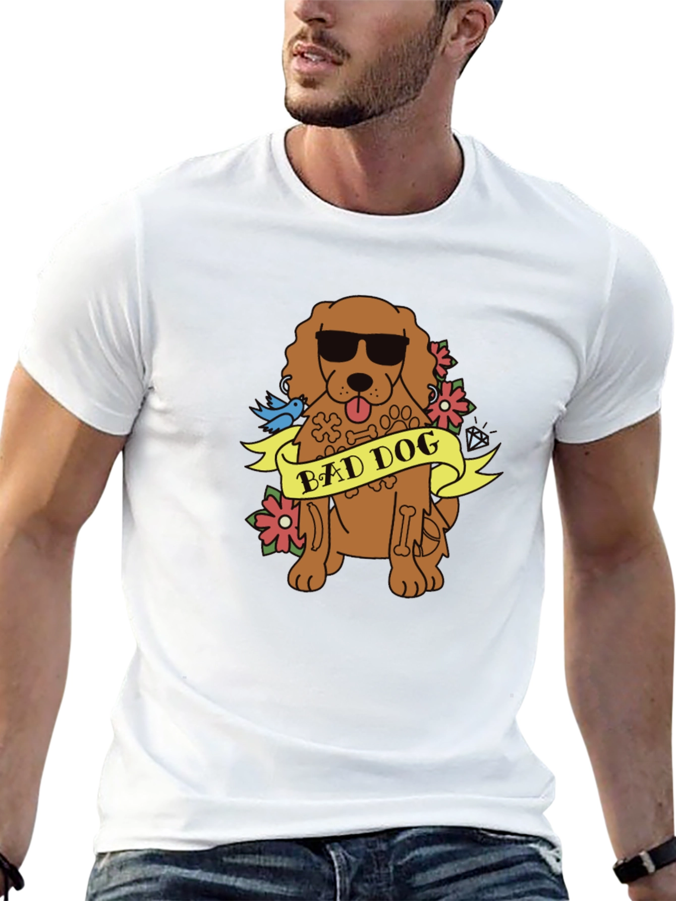 Bad Dog Graphic T-Shirt