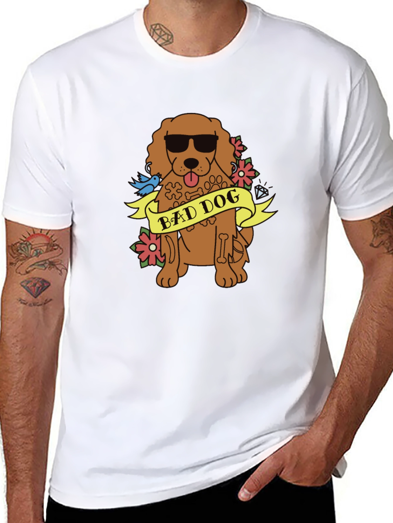 Bad Dog Graphic T-Shirt