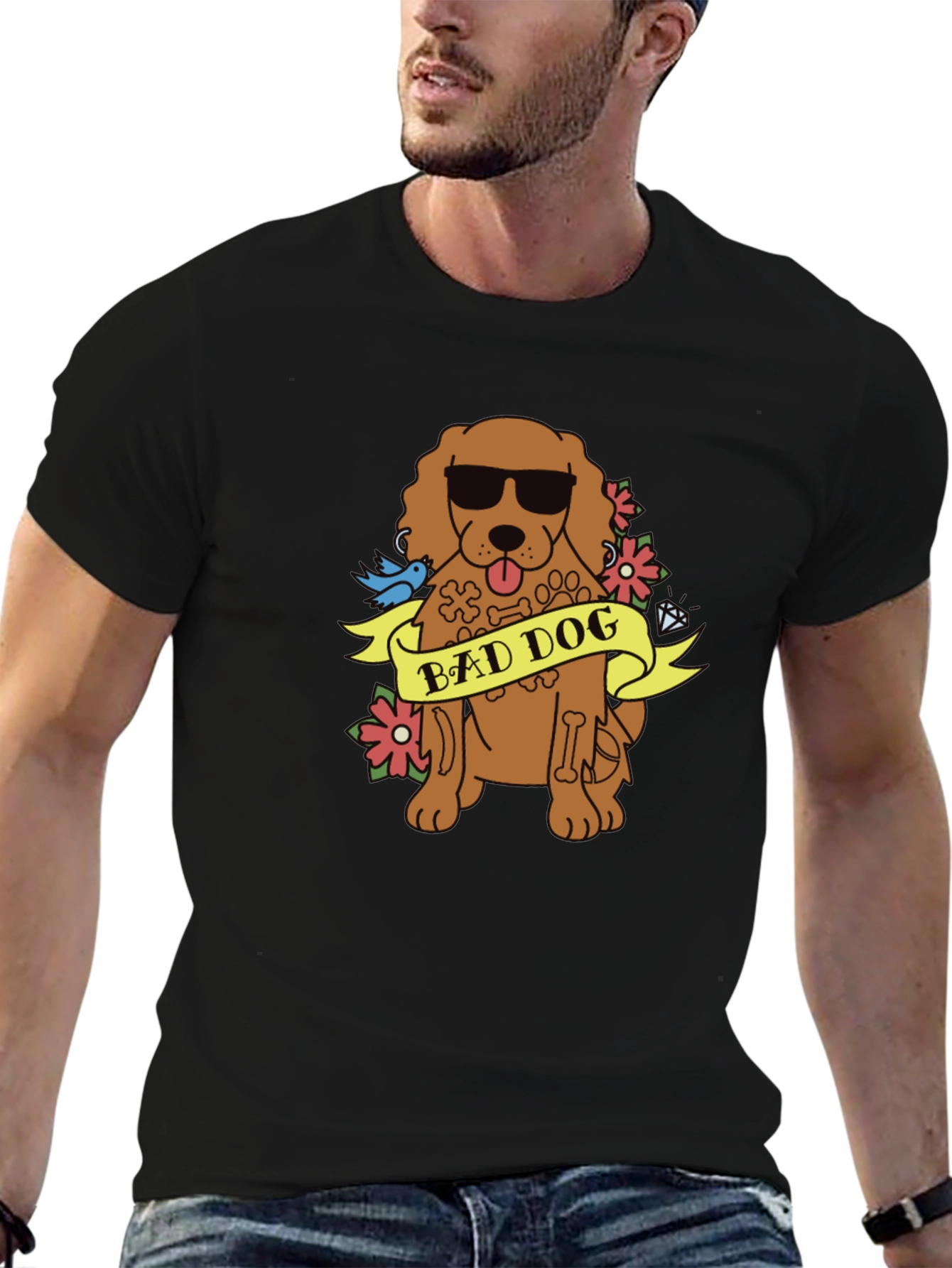 Bad Dog Graphic T-Shirt