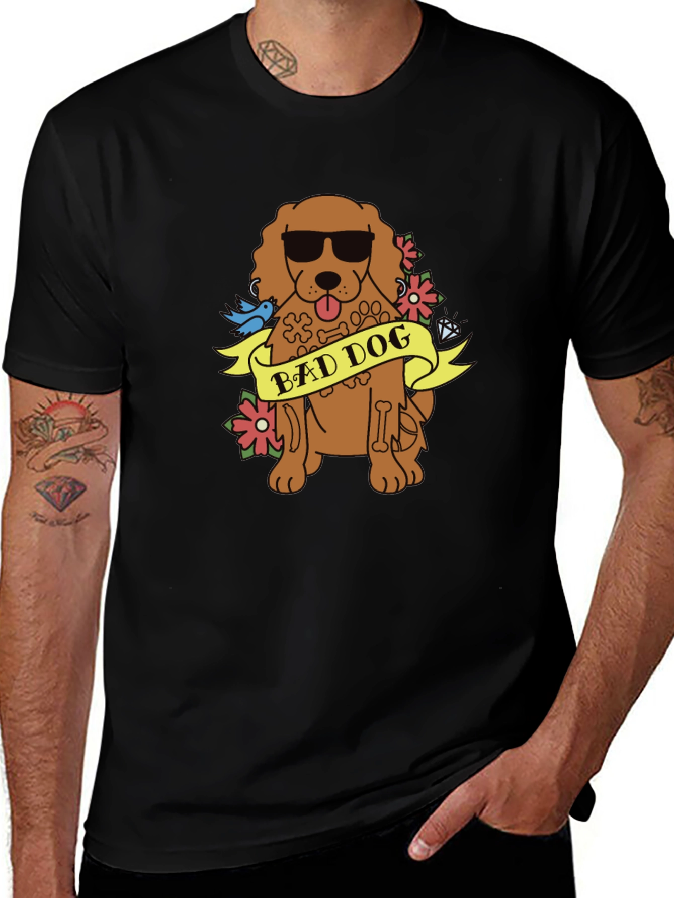 Bad Dog Graphic T-Shirt