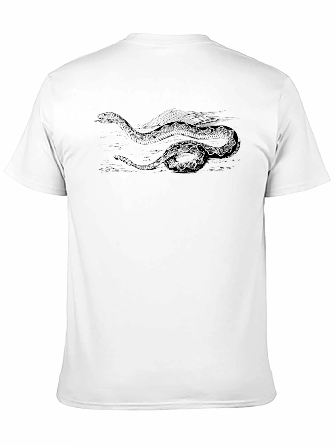Black Snake Graphic Tee - Stylish Comfort