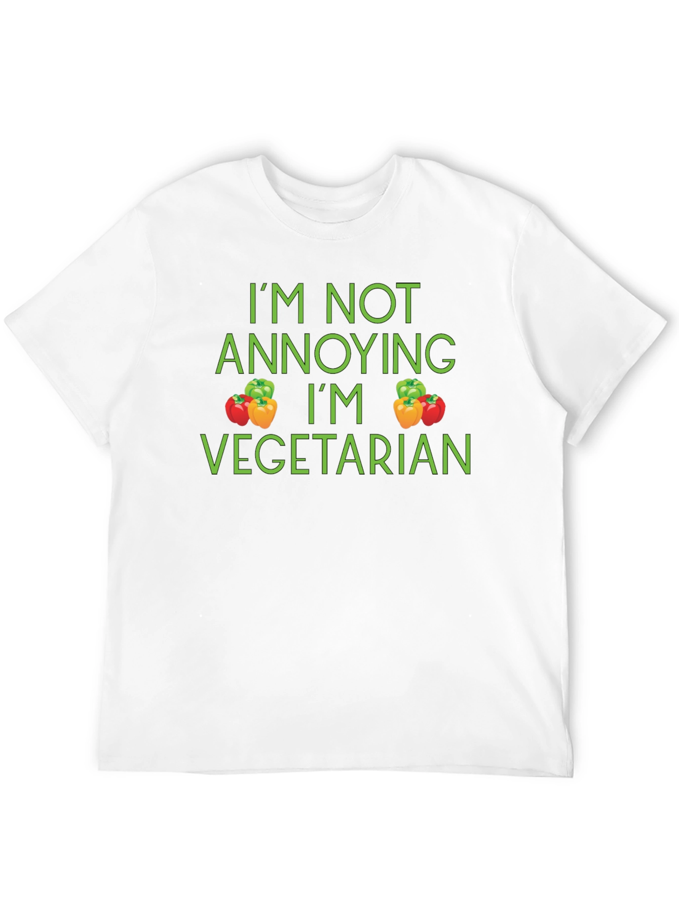 Funny Vegetarian T-Shirt - Im Not Annoying Tee