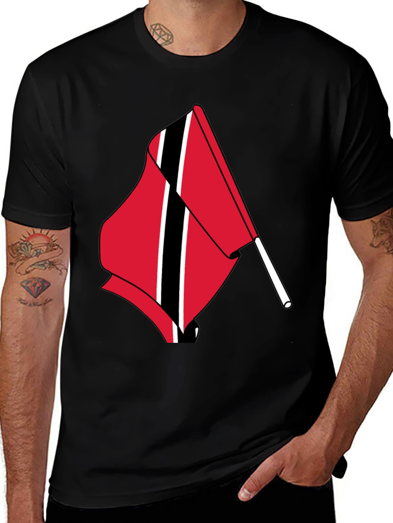 Trinidad & Tobago Flag Graphic T-Shirt