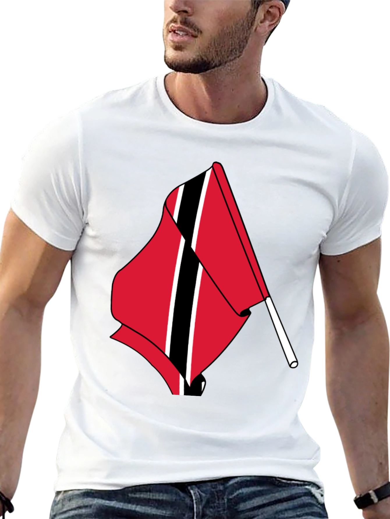 Trinidad & Tobago Flag Graphic T-Shirt