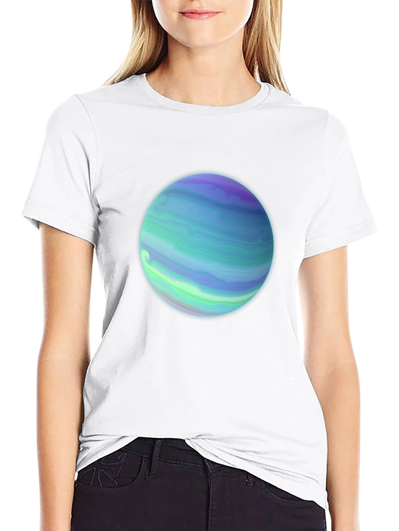 Planet Graphic Tee - Casual Style