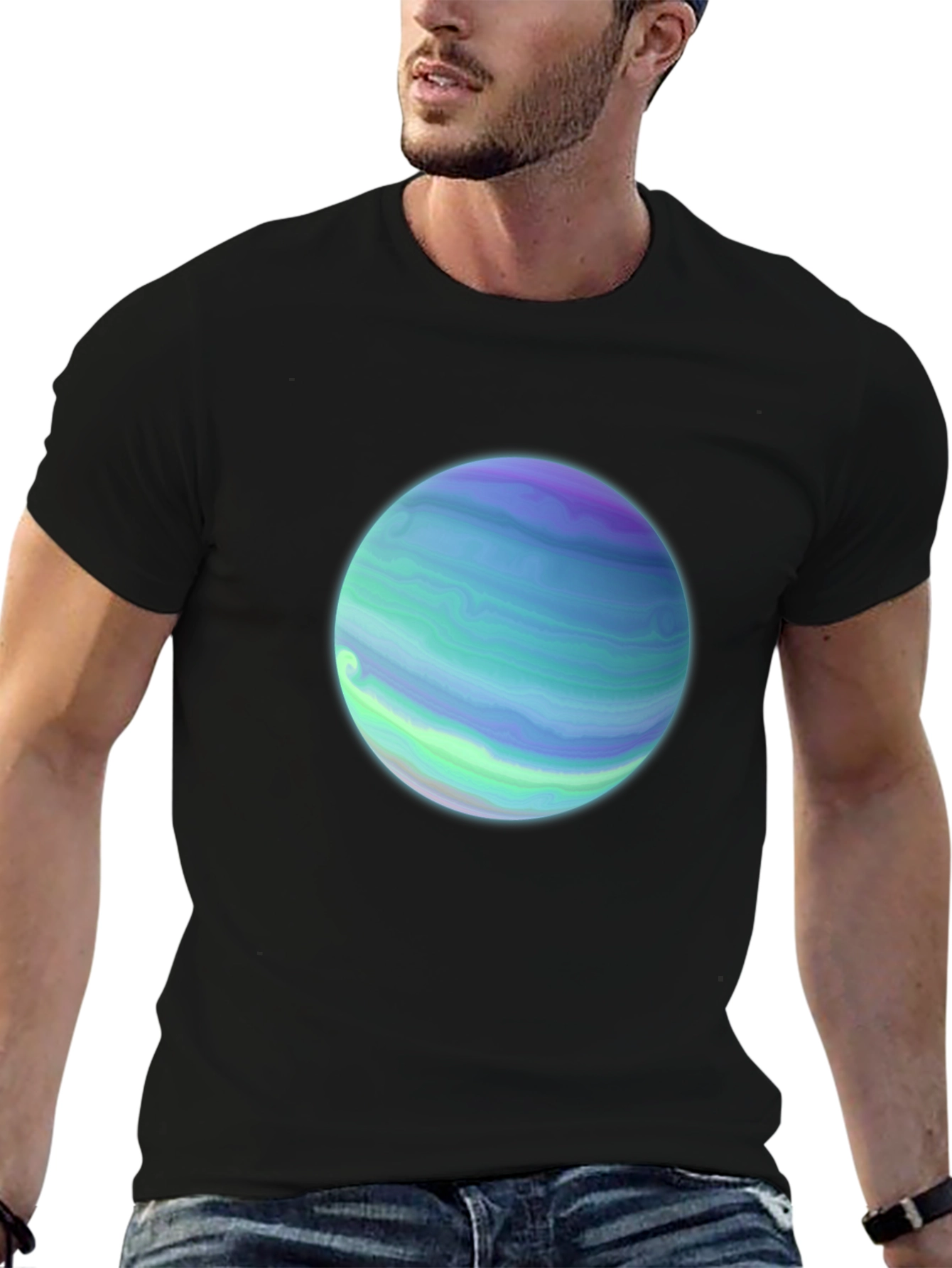 Planet Graphic Tee - Casual Style
