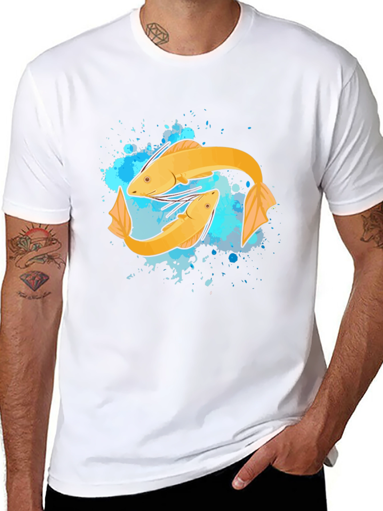 Pisces Graphic T-Shirt - Zodiac Sign Tee