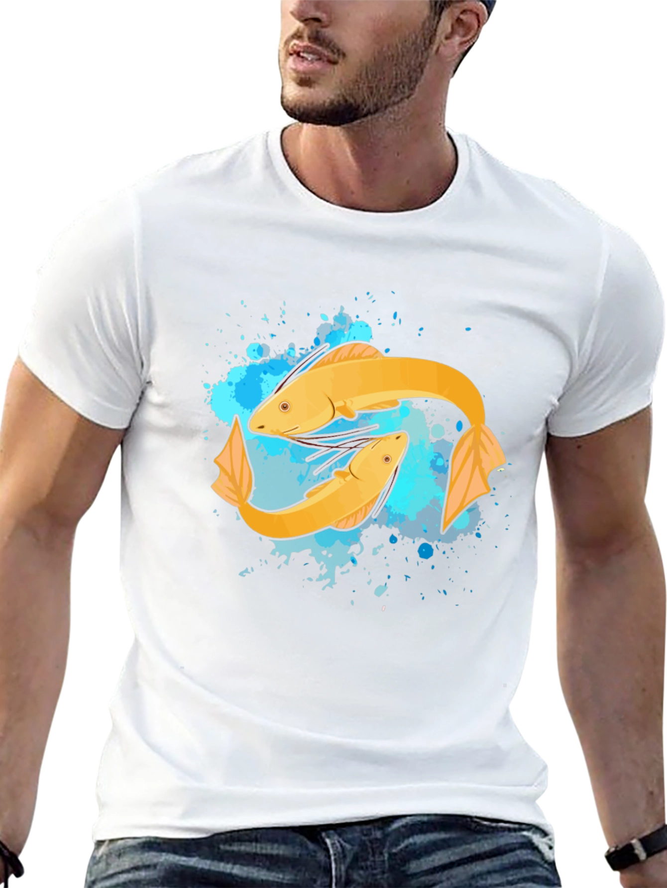 Pisces Graphic T-Shirt - Zodiac Sign Tee