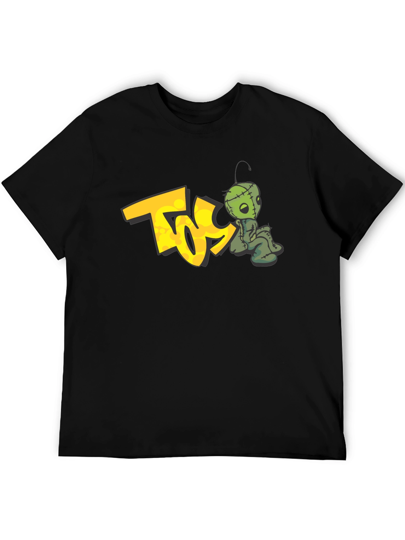 Black Tee with TOS Graphic