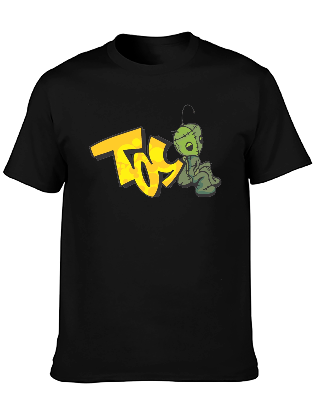 Black Tee with TOS Graphic