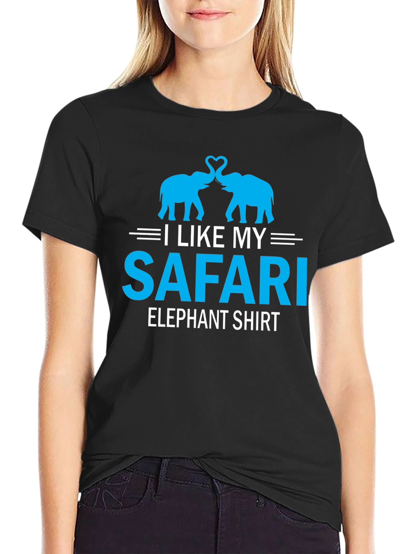 Safari Elephant Shirt -  I Like My Elephant Tee