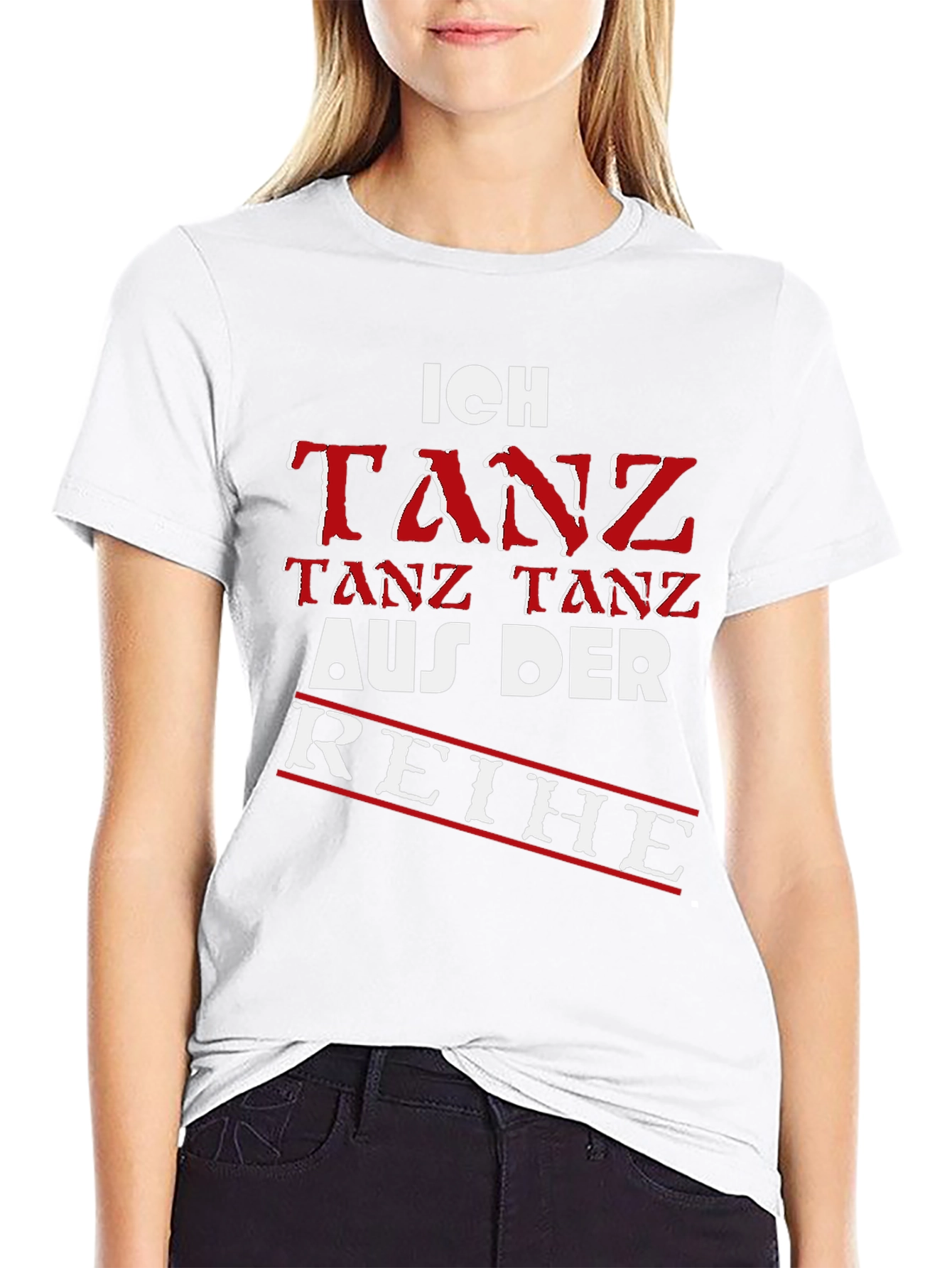 Ich Tanz Aus Der Reihe Black T-Shirt