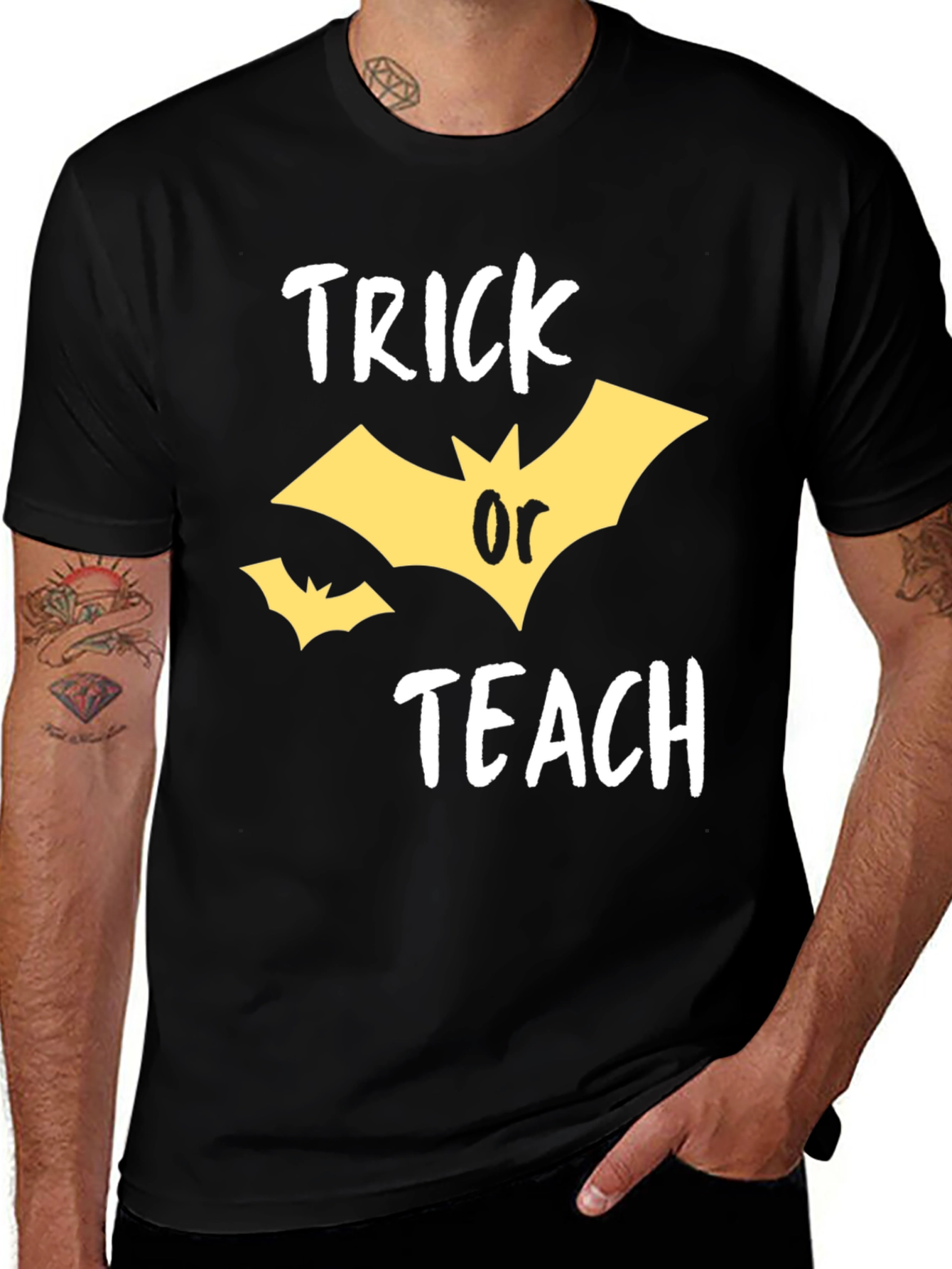 Trick or Teach Halloween Teacher T-Shirt