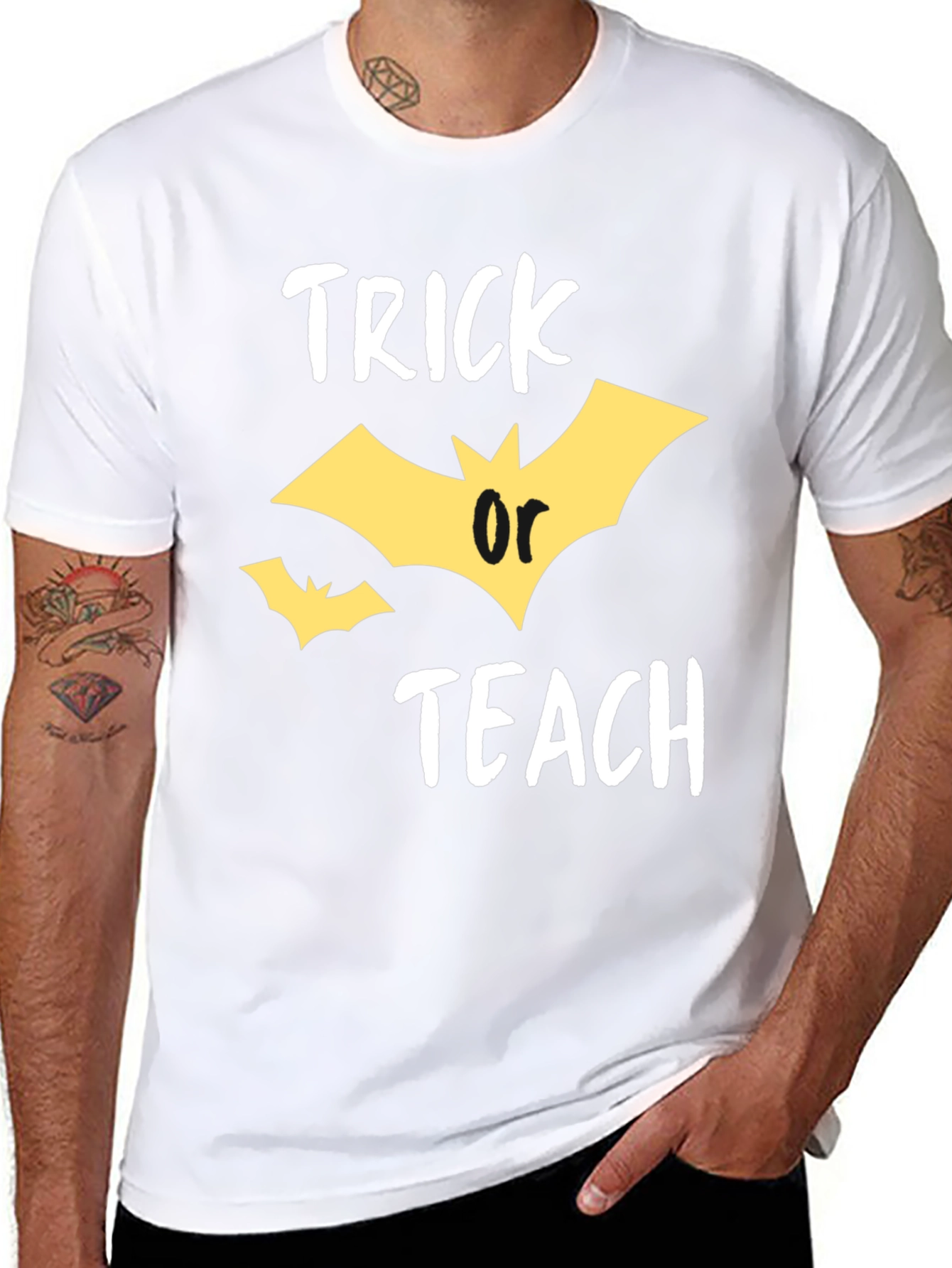 Trick or Teach Halloween Teacher T-Shirt