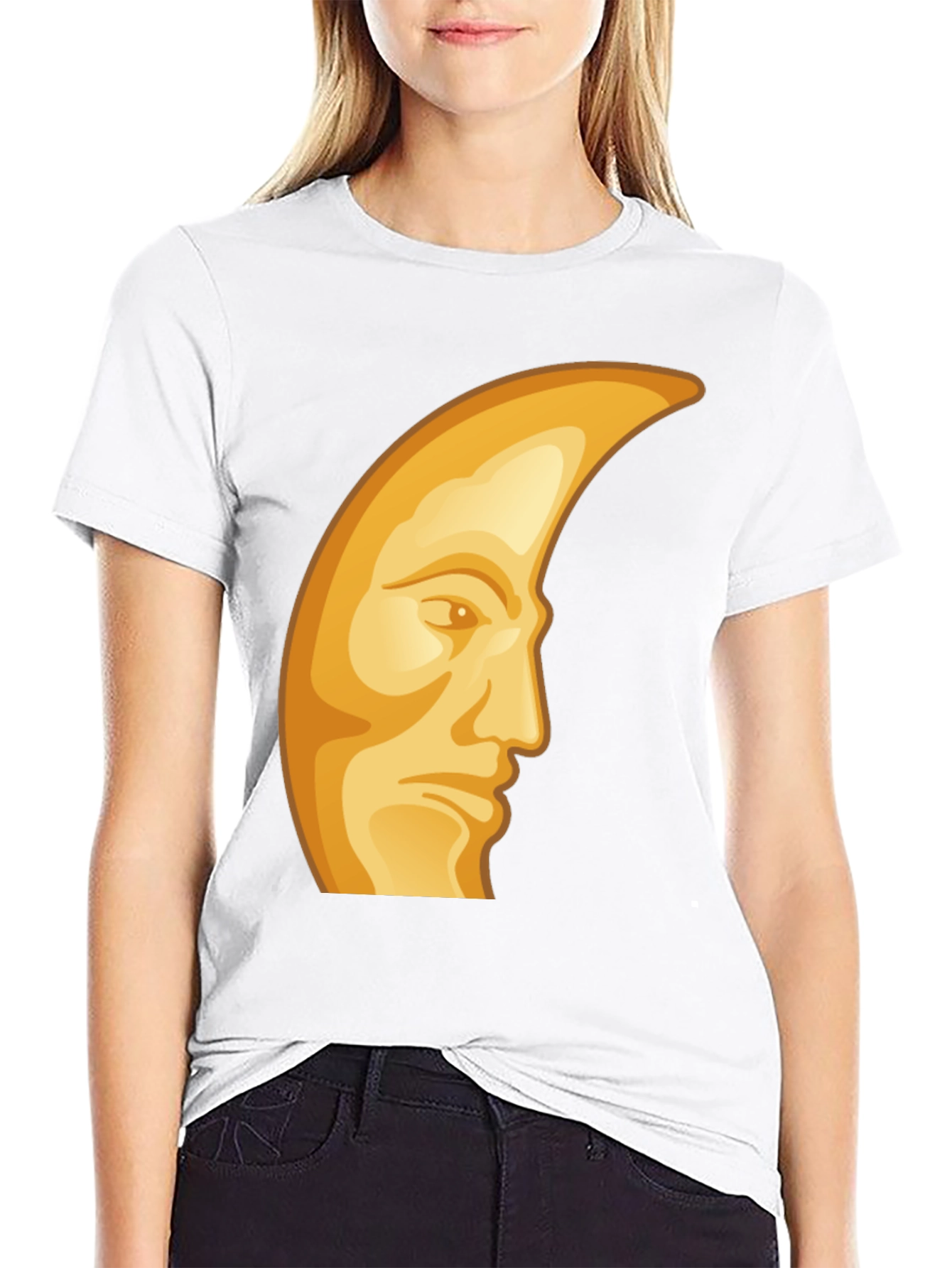 Man in the Moon Graphic T-Shirt