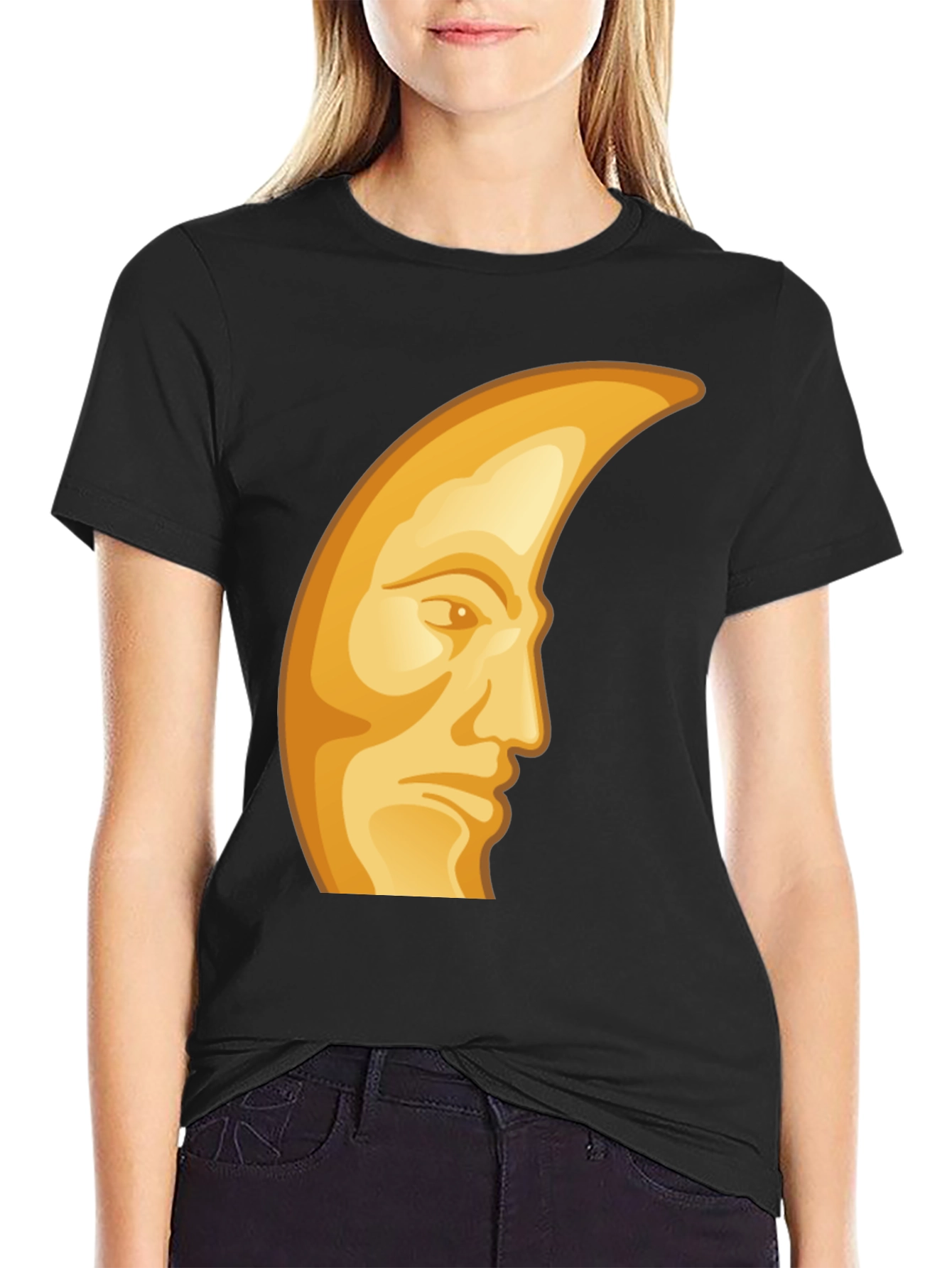 Man in the Moon Graphic T-Shirt