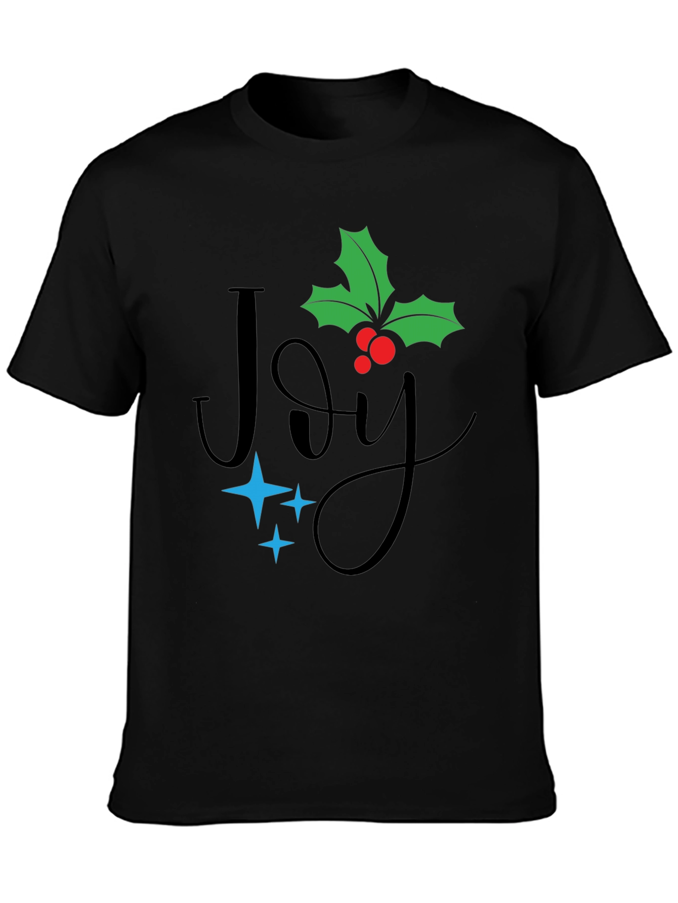 Joy Christmas Graphic Tee - Holiday Spirit