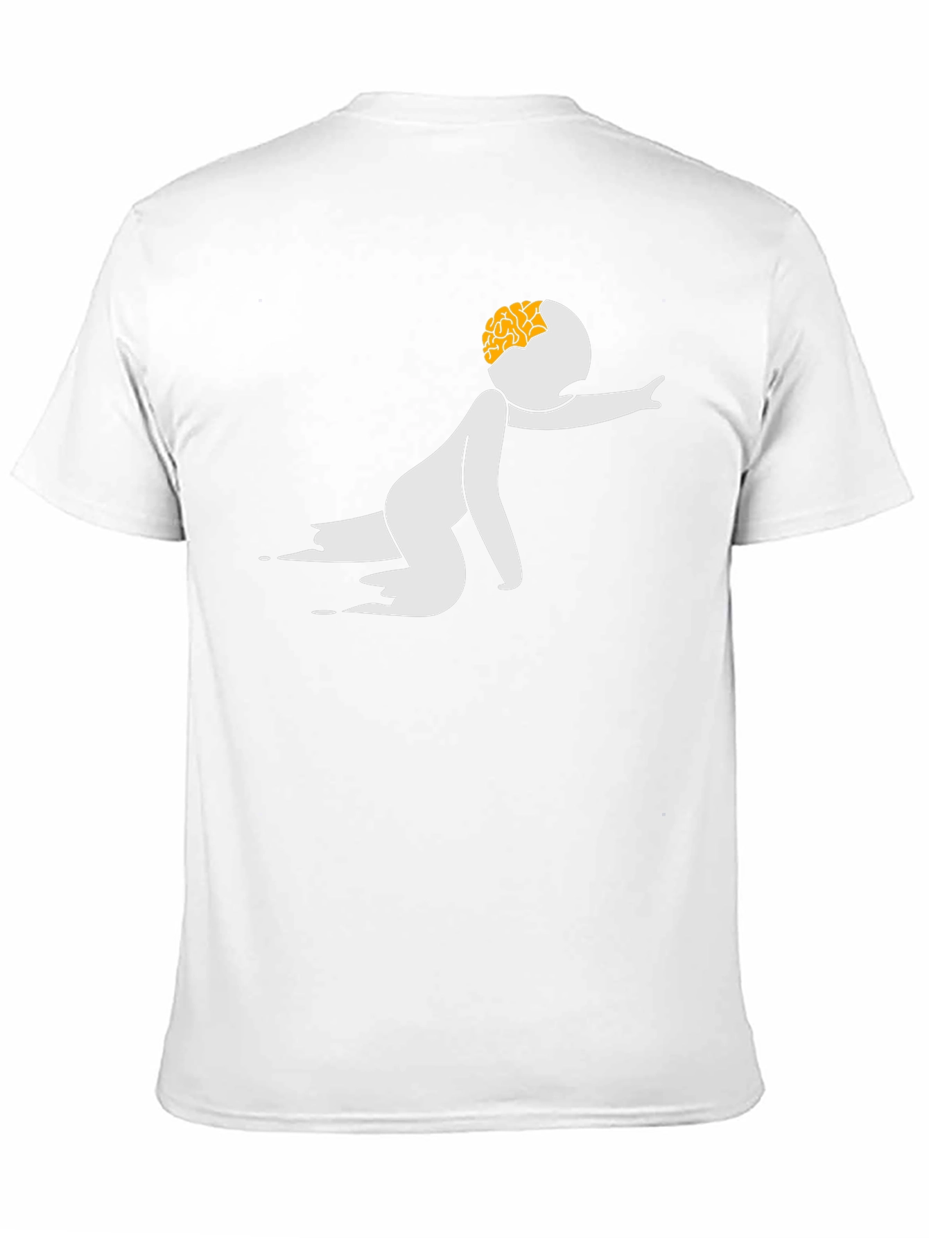 Zombie Brain Graphic Black T-Shirt