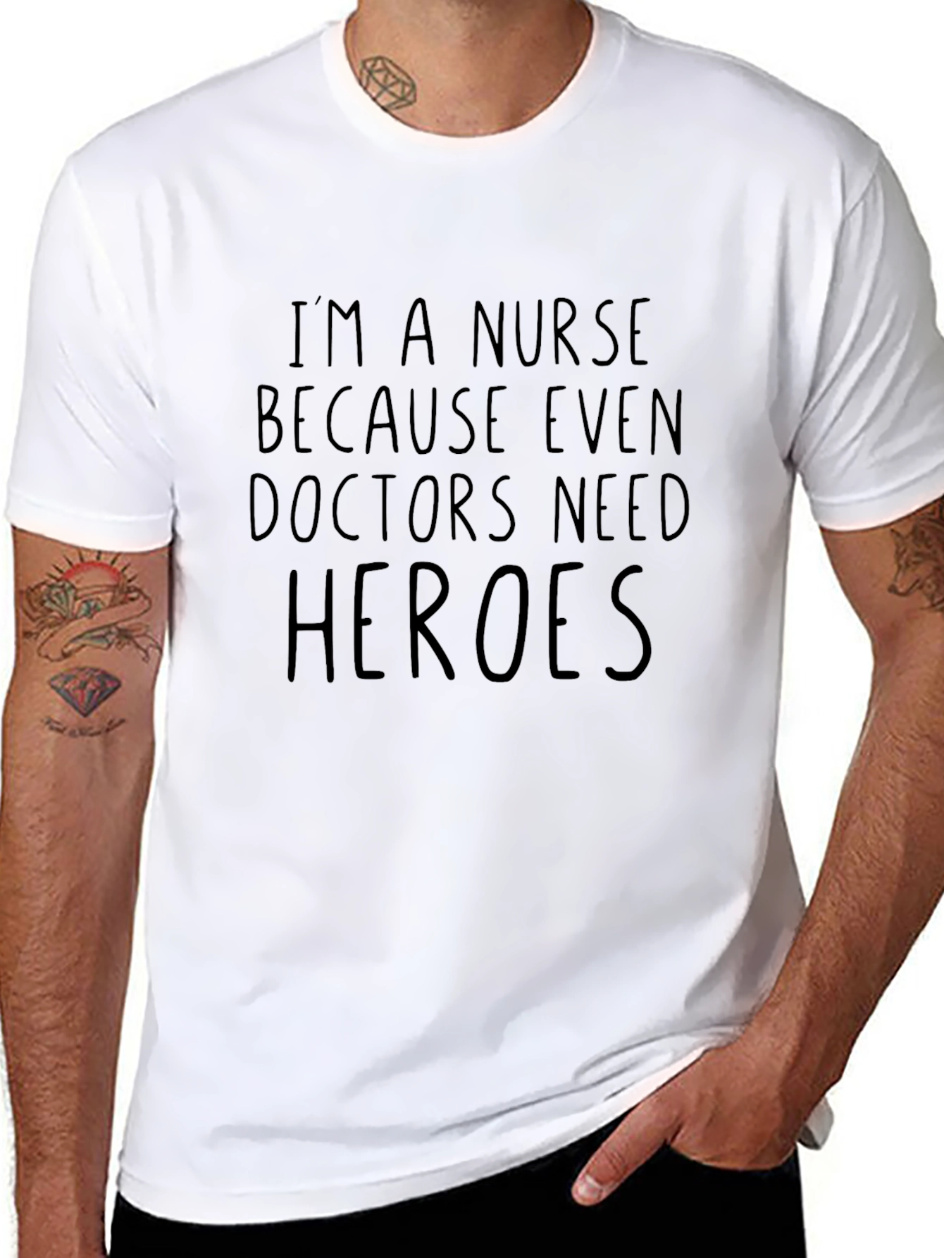 Nurse Hero T-Shirt: Because Even Doctors Need Heroes