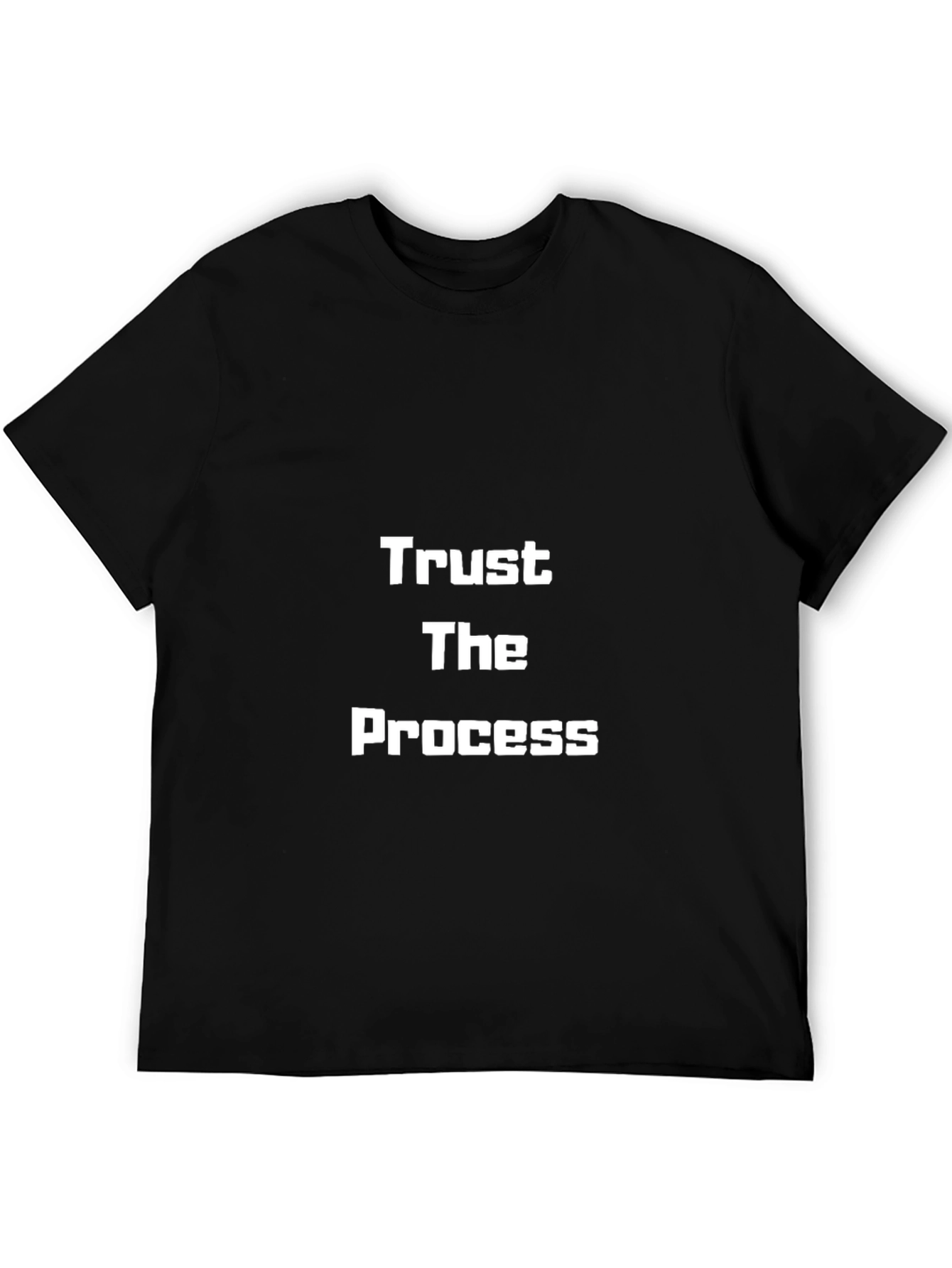 Trust The Process Black T-Shirt
