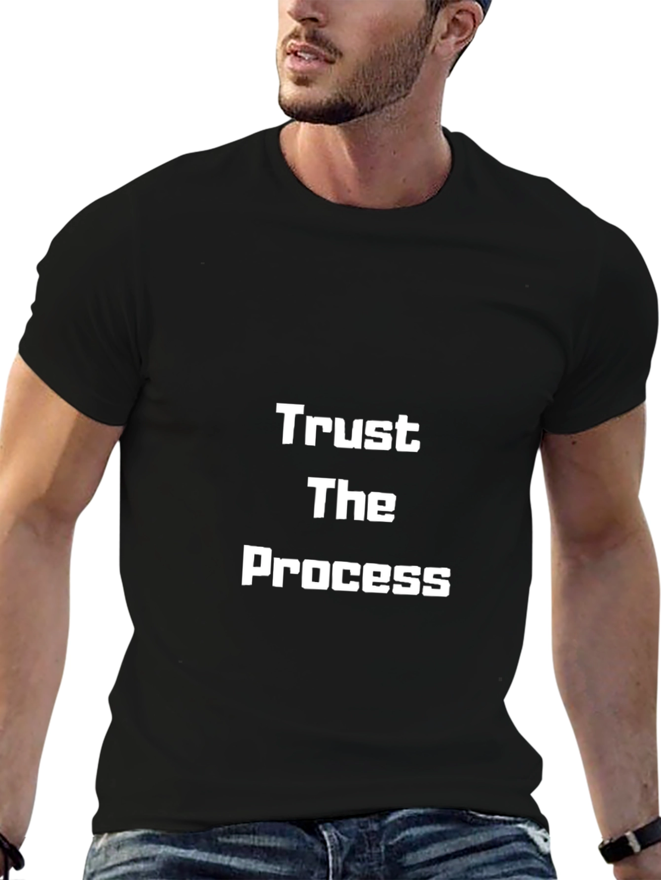 Trust The Process Black T-Shirt