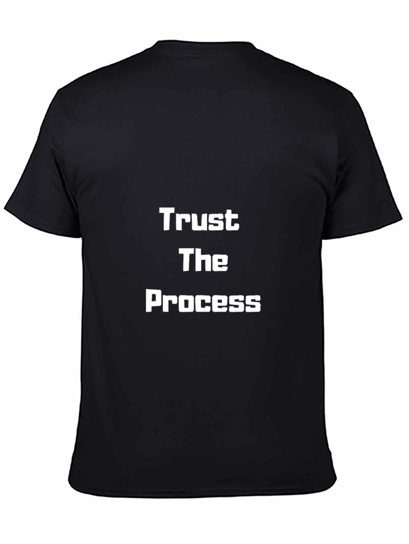 Trust The Process Black T-Shirt