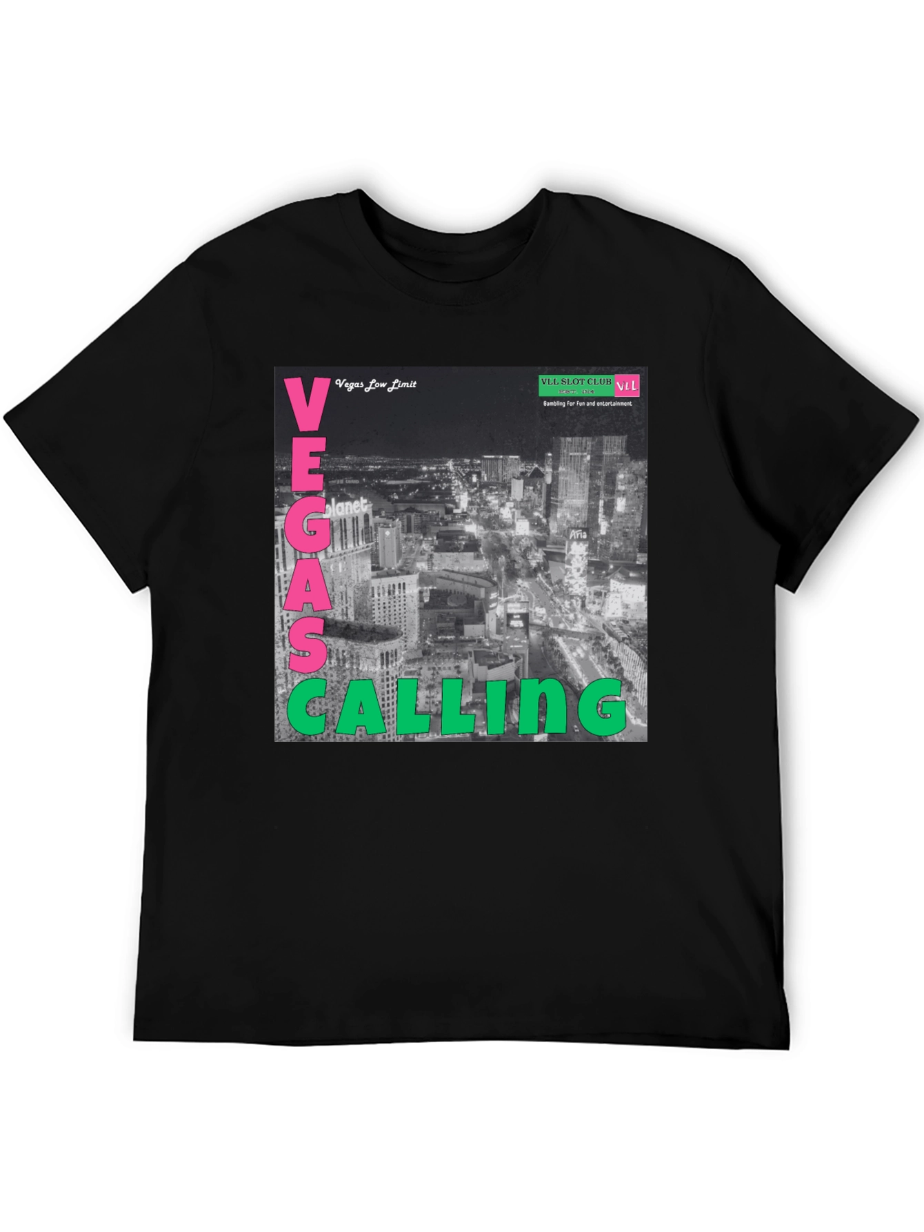 Vegas Calling Graphic T-Shirt