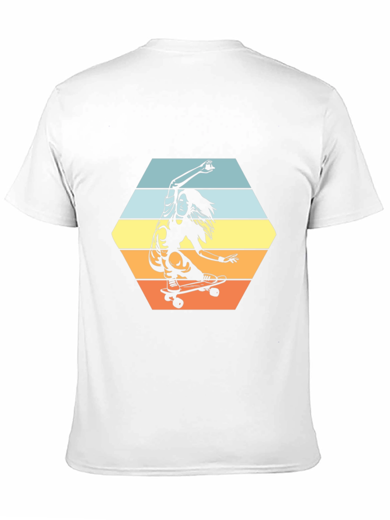 Skateboarder Graphic Tee - Retro Style