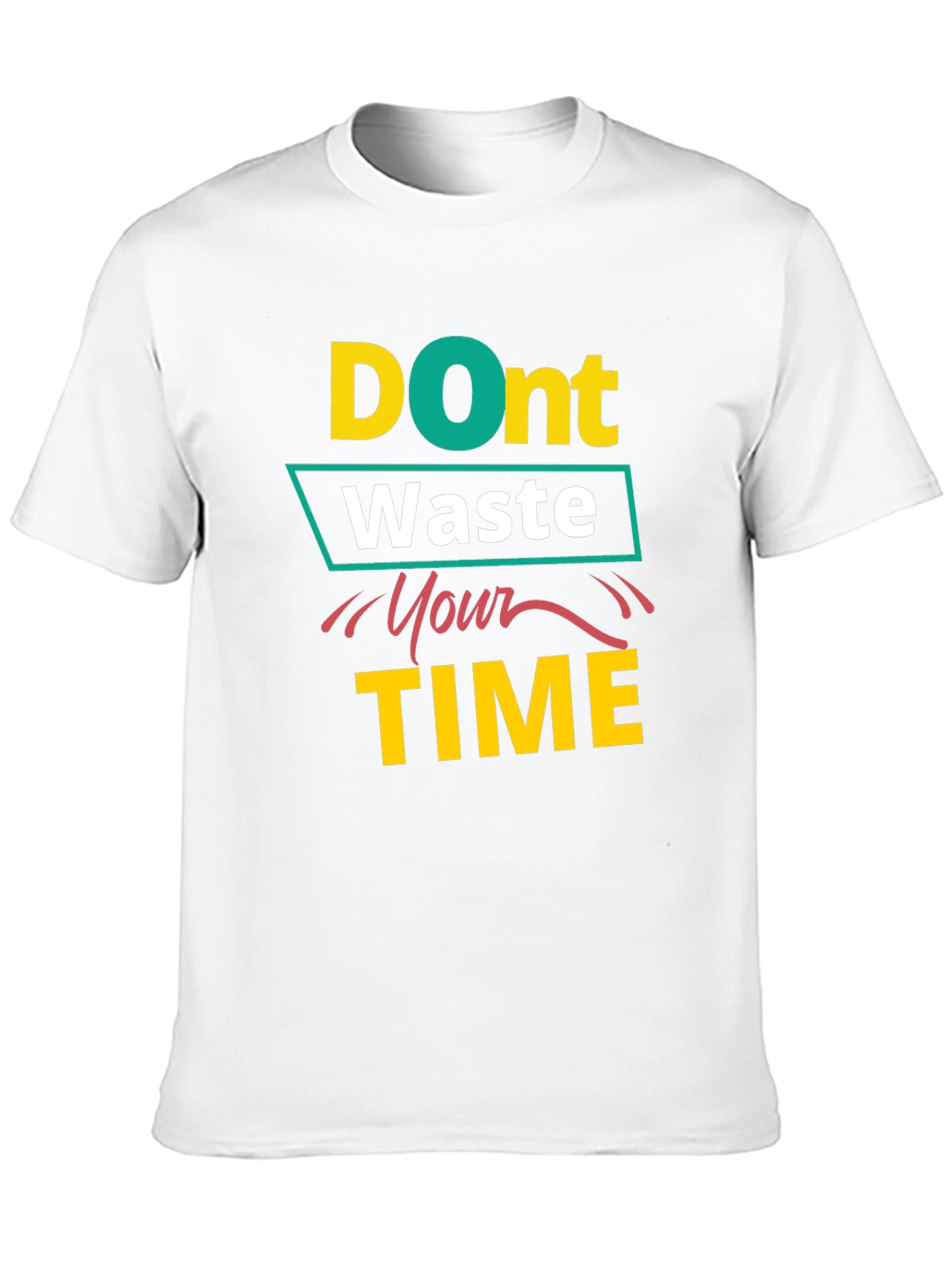 Dont Waste Your Time Black T-Shirt