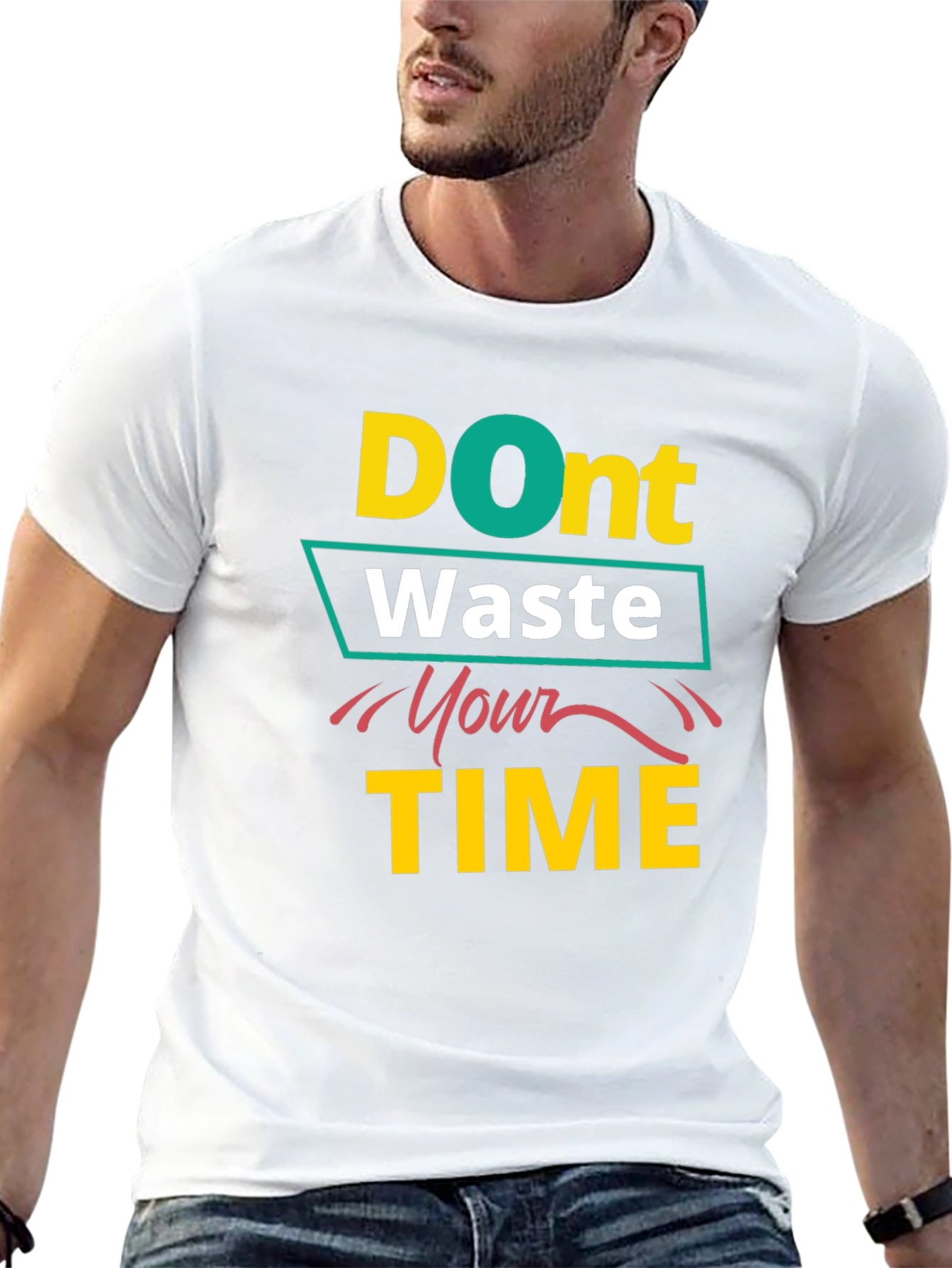 Dont Waste Your Time Black T-Shirt