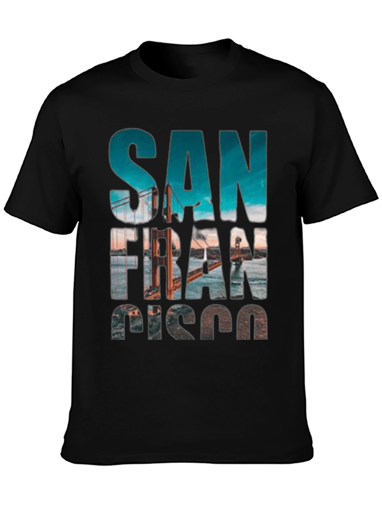 San Francisco Graphic Print T-Shirt - Black