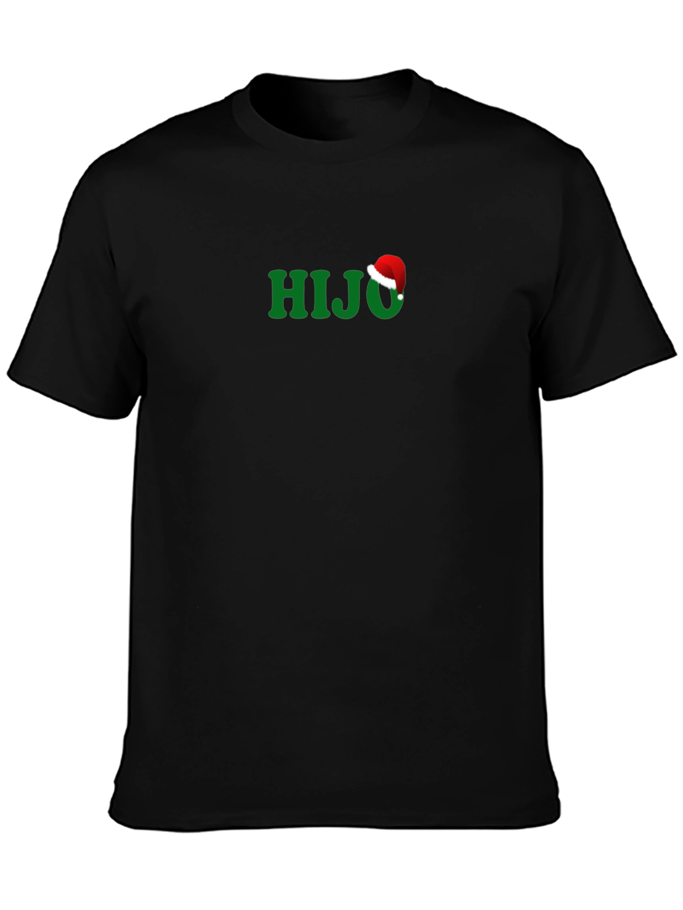 Holiday Hijo Christmas Santa Hat Graphic T-Shirt